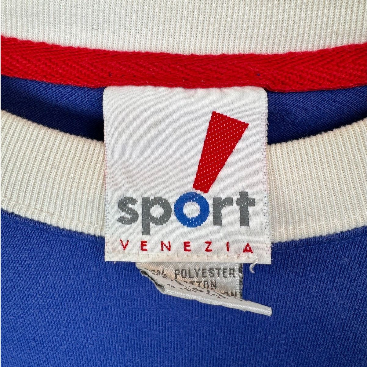 Vintage VTG 90s Venezia Sport World Flag T Shirt Sz XL Striped Size US XL / EU 56 / 4 - 5 Thumbnail