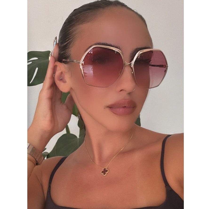 Tom Ford NEW Tom Ford TF0912 Fonda Gold Metal Sunglasses $535 Size ONE SIZE - 1 Thumbnail