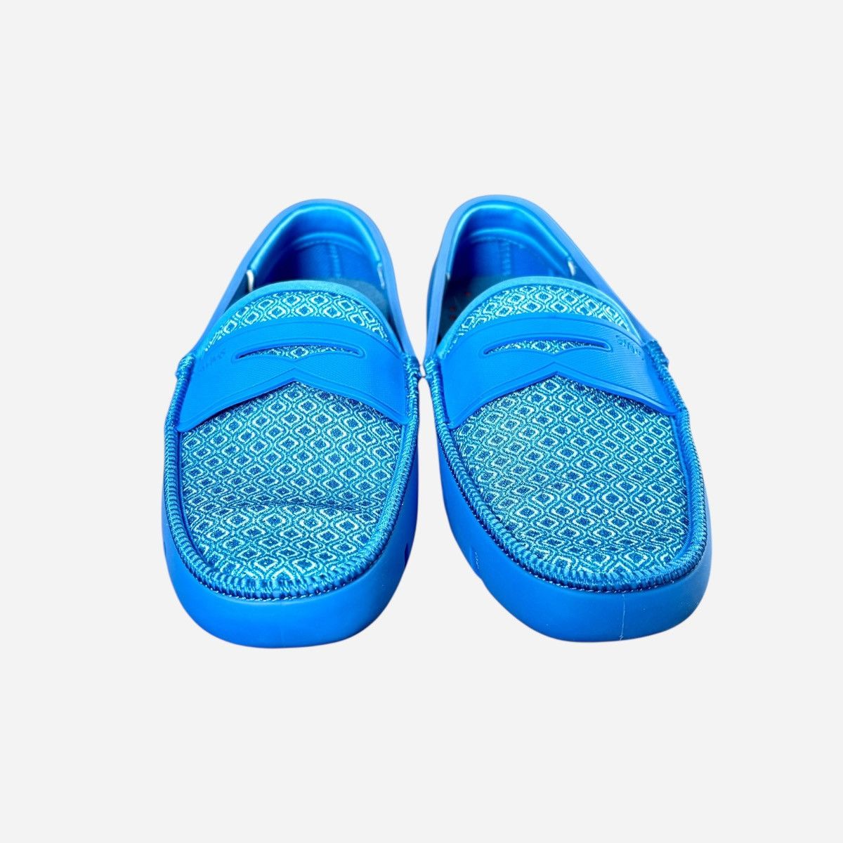 Swims Swims Unisex Wide Blue Rubber Penny Loafers Women’s sz 9 / M Size US 9 / IT 39 - 6 Thumbnail
