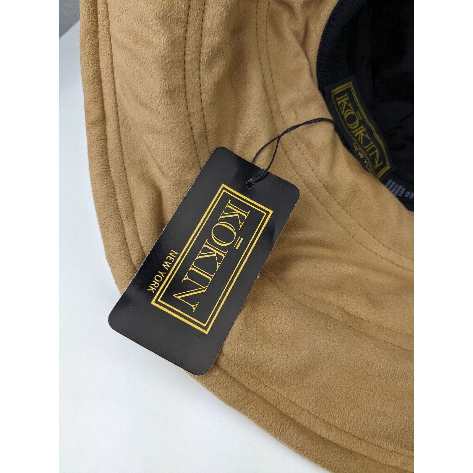 Other NWT KOKIN New York Floppy Packable Sun Hat Faux Suede Wide Size ONE SIZE - 9 Thumbnail