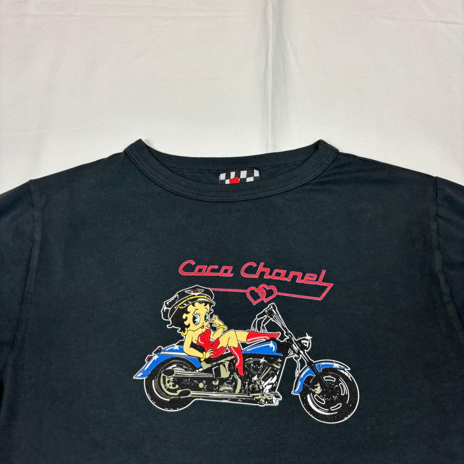 Mega Yacht Mega Yacht Coco chanel Betty Boop Biker Baby Tee Women's L Size L / US 10 / IT 46 - 2 Thumbnail
