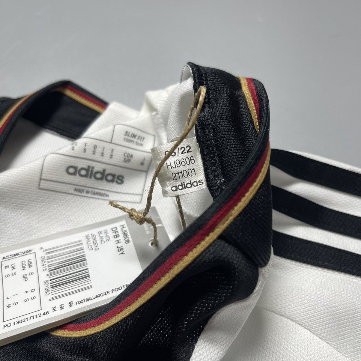 Adidas GERMANY ADIDAS 2022 WORLD CUP SOCCER HOME JERSEY #5 HUMMELS Size US S / EU 44-46 / 1 - 5 Thumbnail