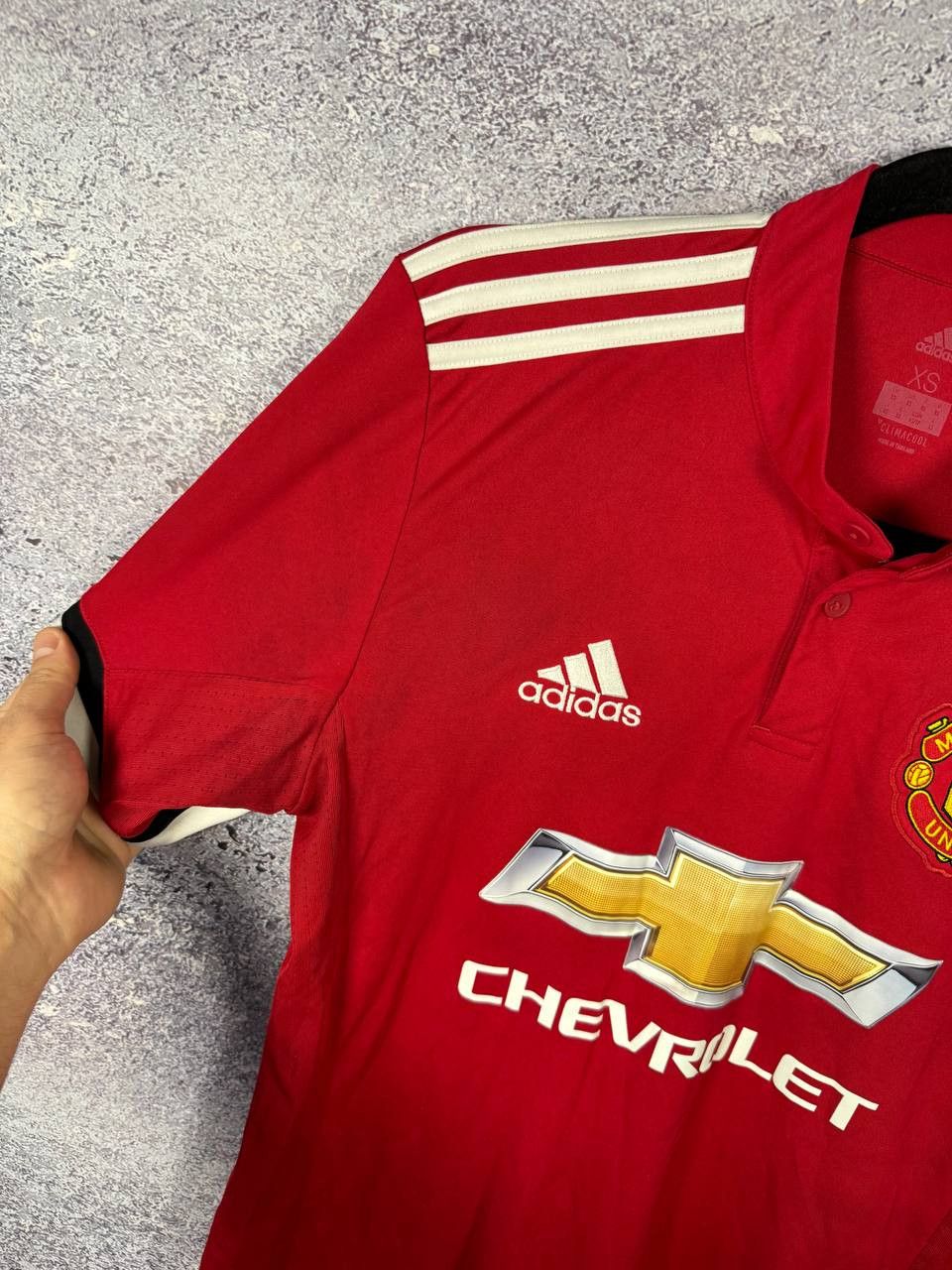 Adidas × Vintage Vintage Manchester United 2017/18 Adidas Soccer Jersey Small Size US S / EU 44-46 / 1 - 6 Thumbnail