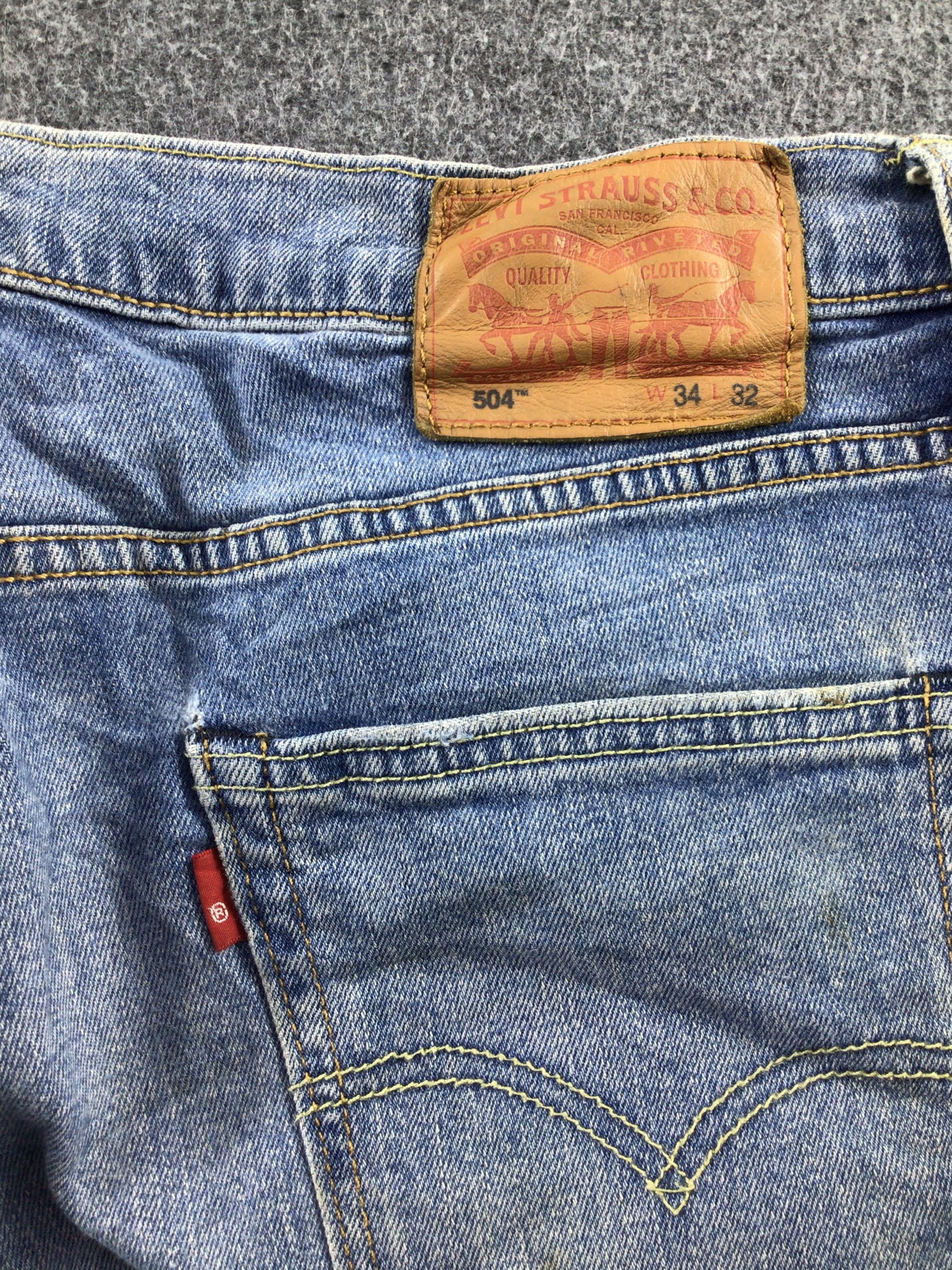 Levi's Vintage Levis 504 Jeans-J776 Size US 34 / EU 50 - 5 Thumbnail