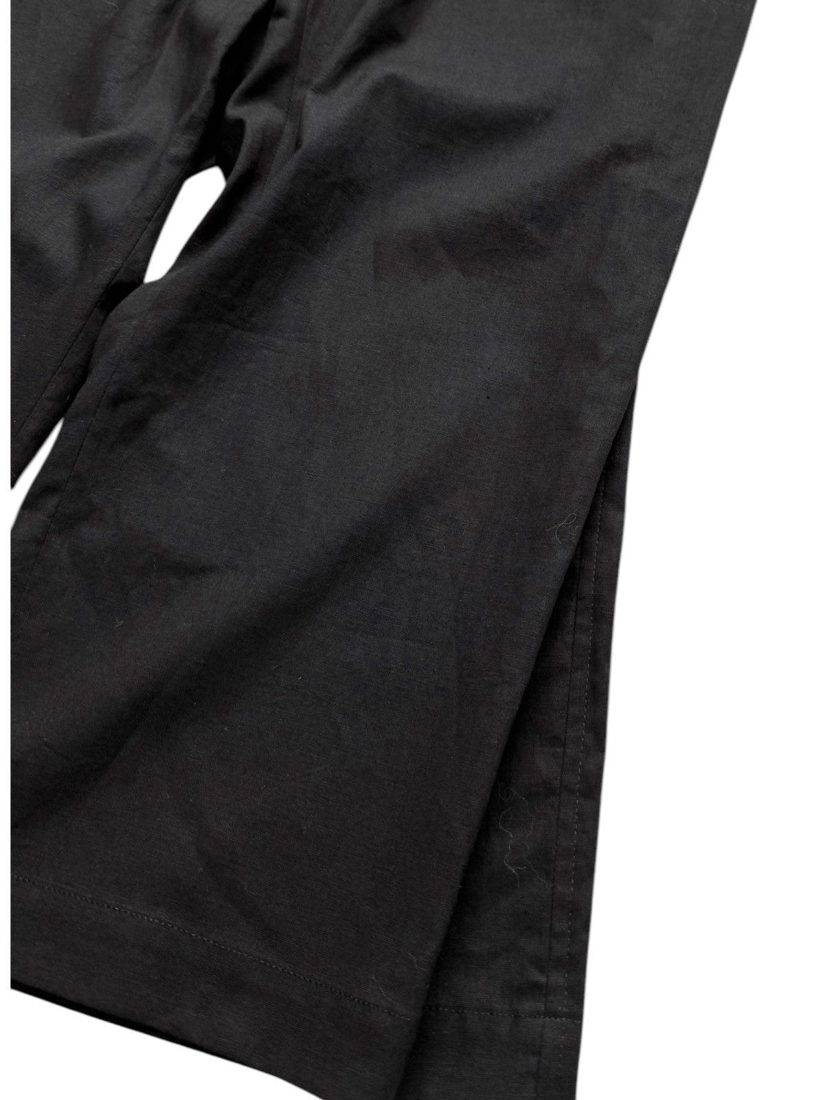 Yohji Yamamoto Yoke Flare Drape Trouser Pants Size 28" / US 6 / IT 42 - 3 Thumbnail