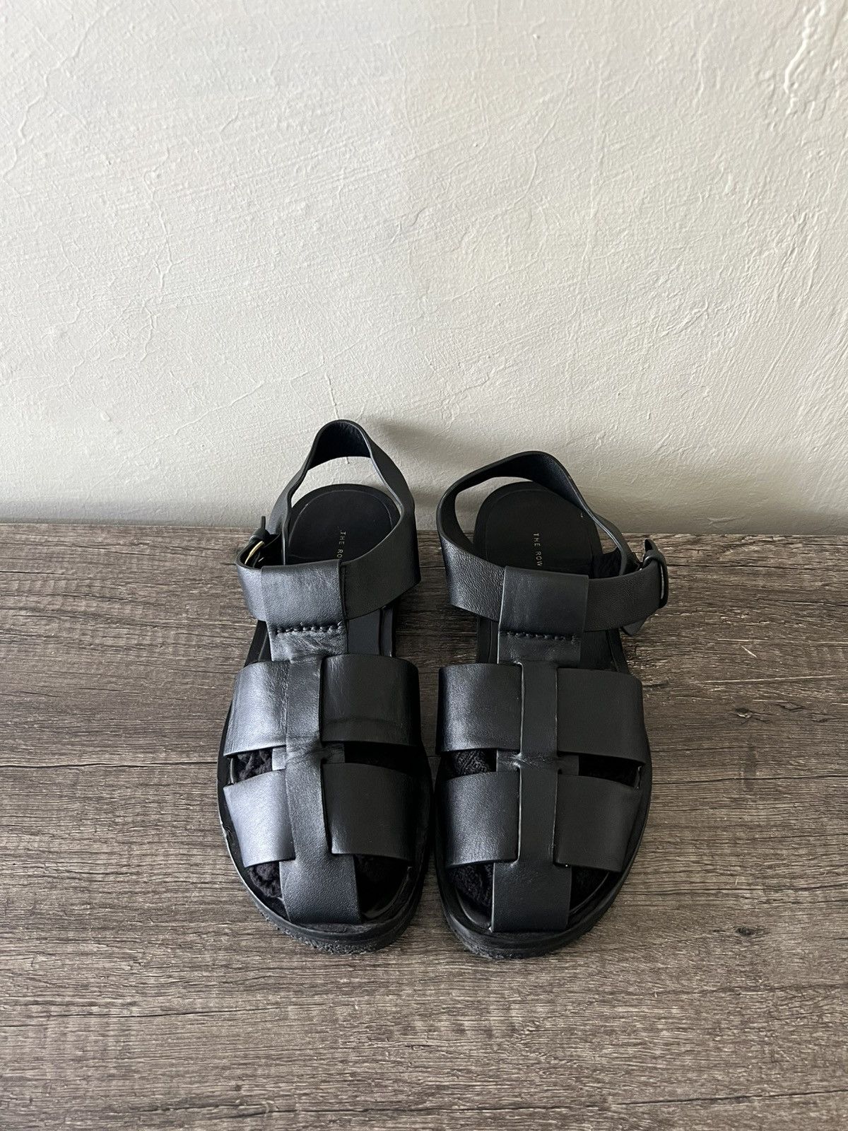 The Row THE ROW FISHERMAN CREPE SOLE SANDALS Size US 8 / IT 38 - 1 Thumbnail