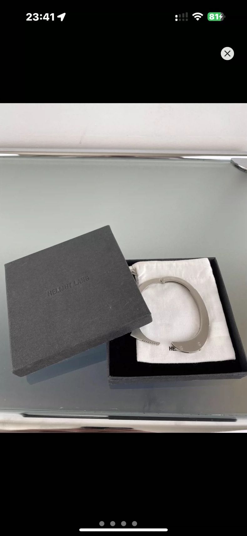 Helmut Lang Helmut Lang 04ss edition Handcuff Bracelet Size ONE SIZE - 2 Thumbnail