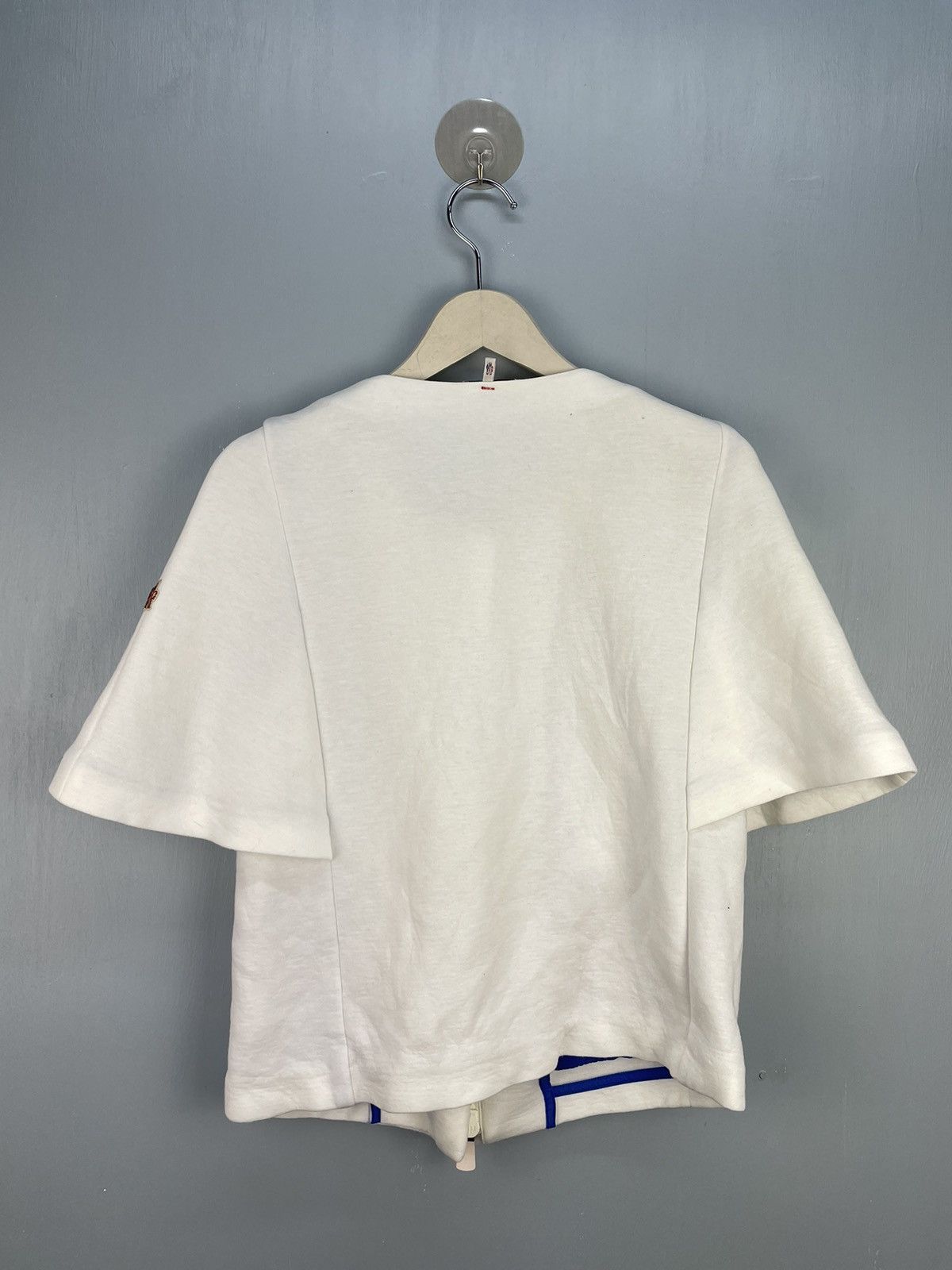 Moncler Moncler zip up short sleeve Size S / US 4 / IT 40 - 2 Thumbnail