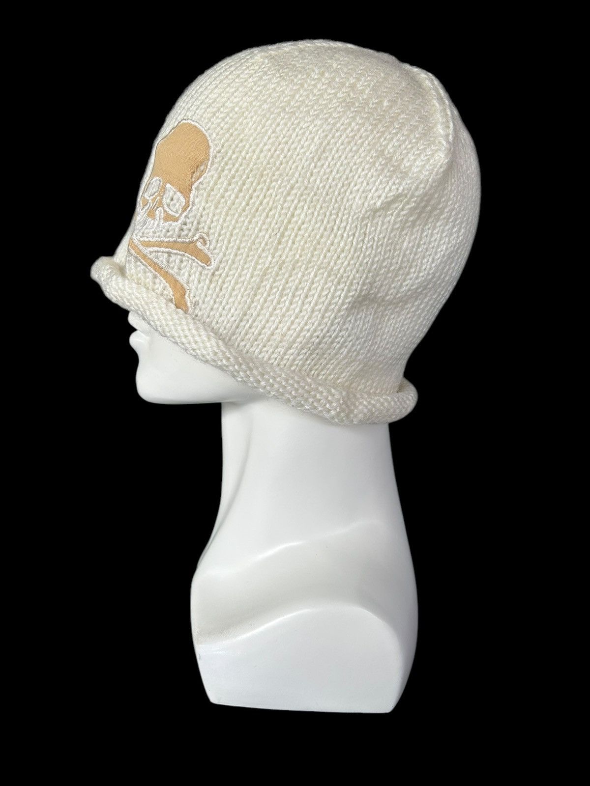 Japanese Brand × Kapital × Vintage Michael Klein Skull Knitted Big Beanie Hats Rare ☠️☠️ Size ONE SIZE - 2 Thumbnail