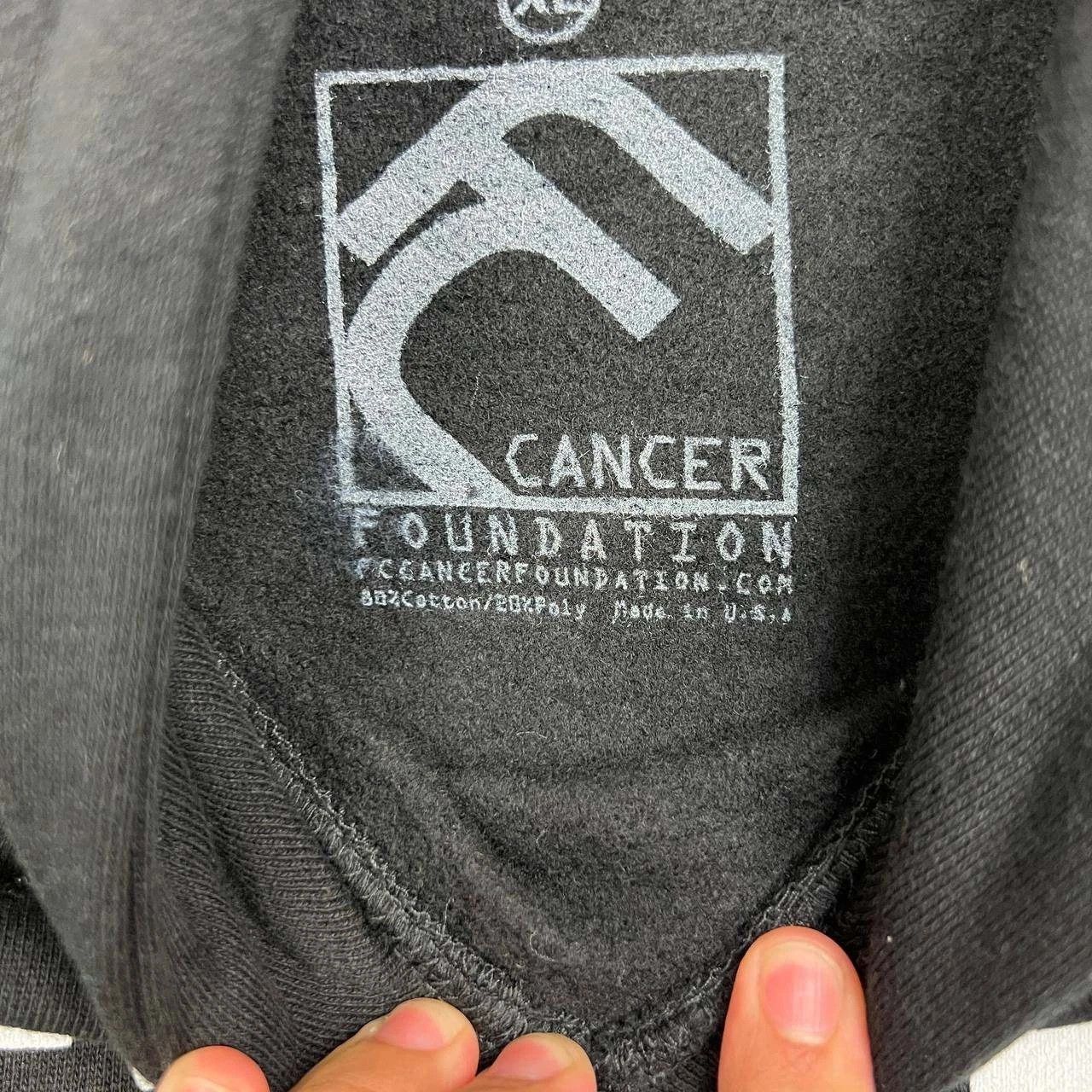 Other Fxck Cancer Hoodie Men XL Pullover Long Sleeve Drawstring Size US XL / EU 56 / 4 - 5 Thumbnail