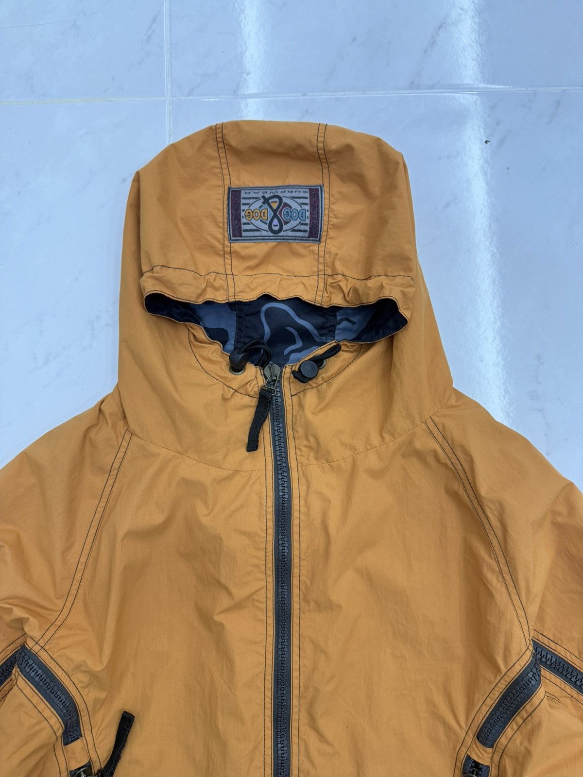 Dogtown 🔥RARE🔥 Vintage 90s DOG & DOG Surfwear Multizip Baggy Jacket Size US XL / EU 56 / 4 - 2 Thumbnail