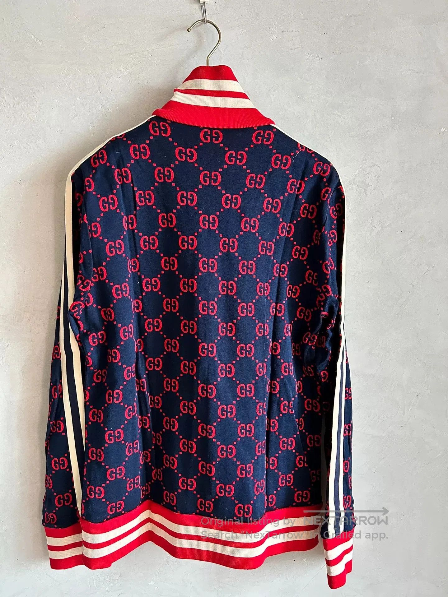 Gucci Gucci Red Logo School Jacket XL. Size US XL / EU 56 / 4 - 3 Thumbnail