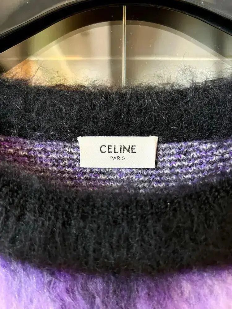 Celine Celine 22AW Purple Mohair Knitwear Sweater-2507 Size US M / EU 48-50 / 2 - 4 Thumbnail