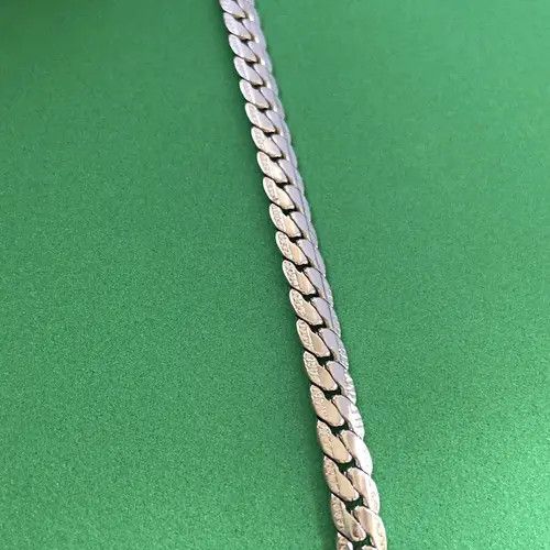 Designer × Jewelry Titanium Steel Link Chain Necklace for Men Women Size ONE SIZE - 2 Thumbnail