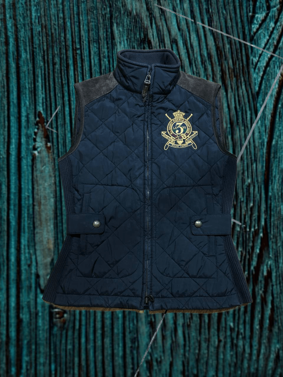 Polo Ralph Lauren Ralph Lauren Crest Logo Shell Diamond Quilted Vest Black Size XS / US 0-2 / IT 36-38 - 1 Thumbnail
