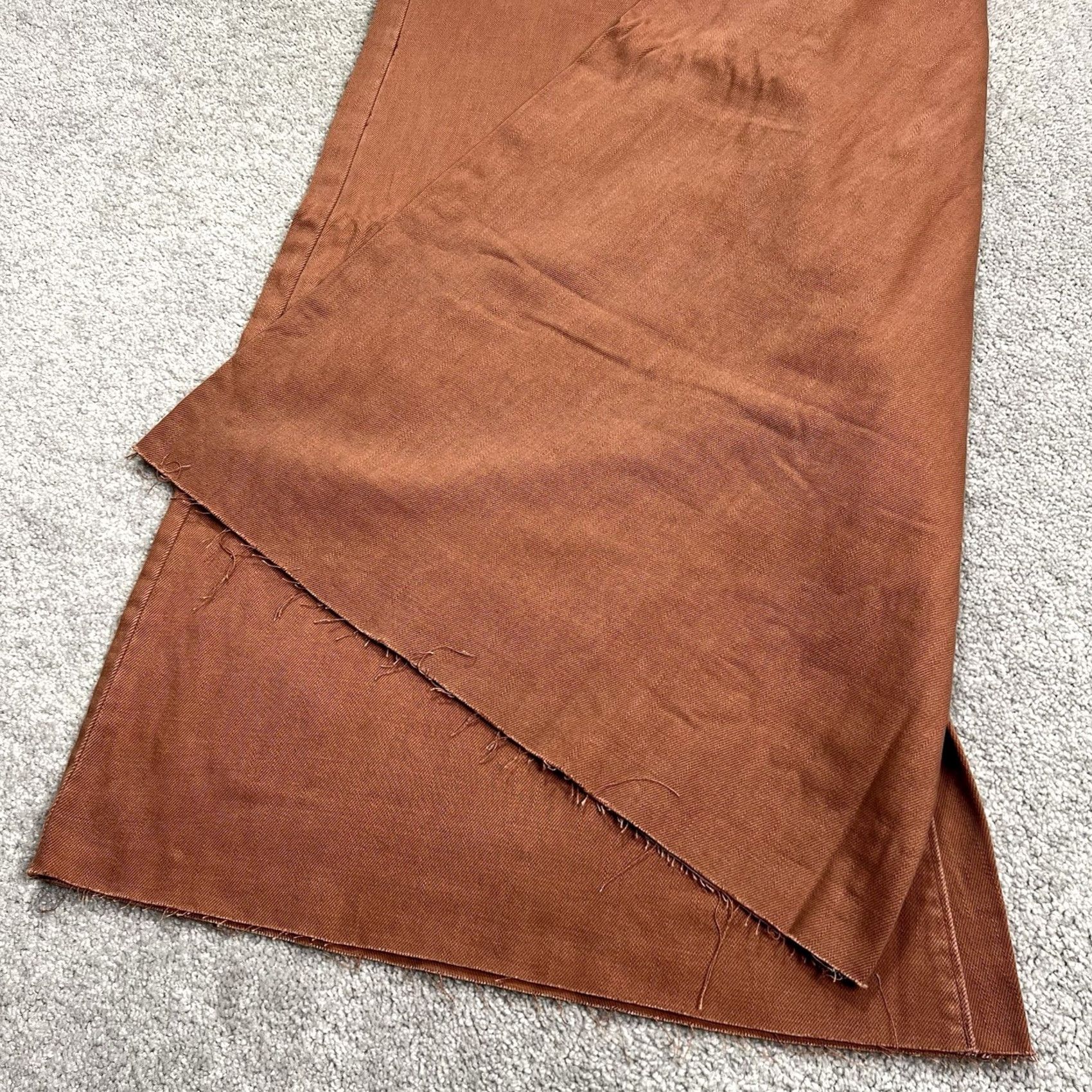 Free People VINTAGE Free People We The Free Pants High Rise Ultra Wide Leg Clover Copper NWT Size 36" / US 14 / IT 50 - 5 Thumbnail
