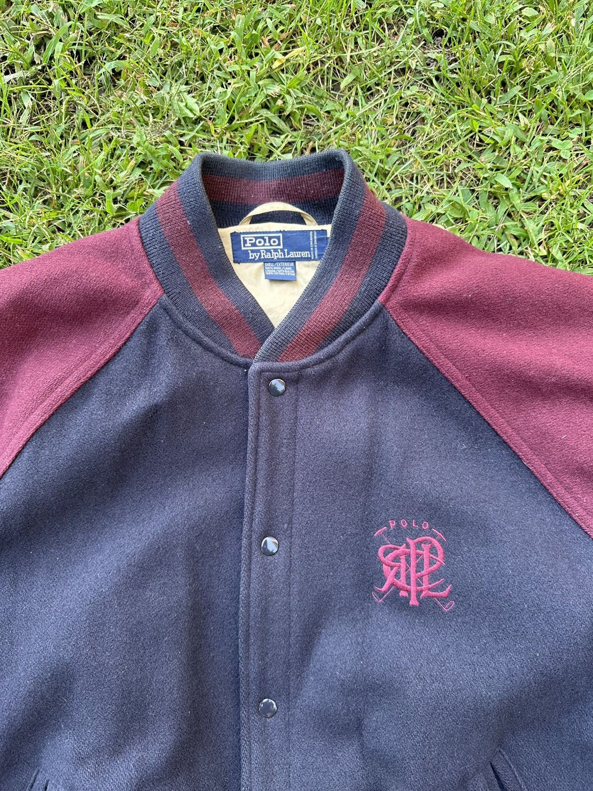 Polo Ralph Lauren VINTAGE POLO RALPH LAUREN VARSITY JACKET Size US L / EU 52-54 / 3 - 6 Thumbnail
