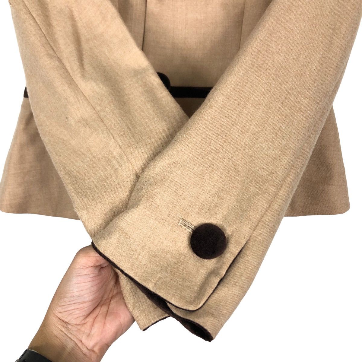 Issey Miyake 🔥Vtg Cropped Jacket Courreges Japan Issey Miyake Size M / US 6-8 / IT 42-44 - 13 Thumbnail