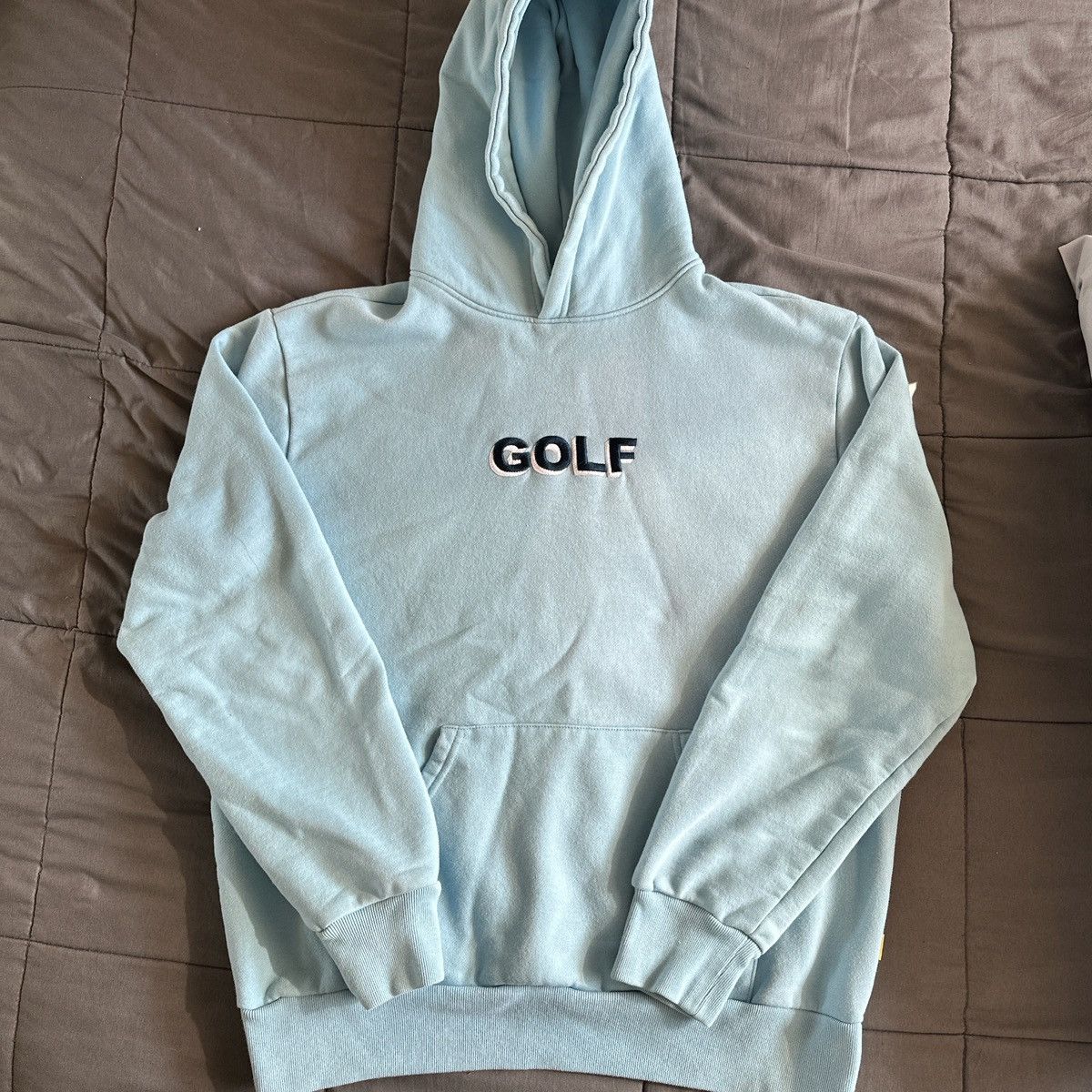 Golf Wang × Tyler The Creator golf wang light blue logo hoodie Size US M / EU 48-50 / 2 - 1 Thumbnail