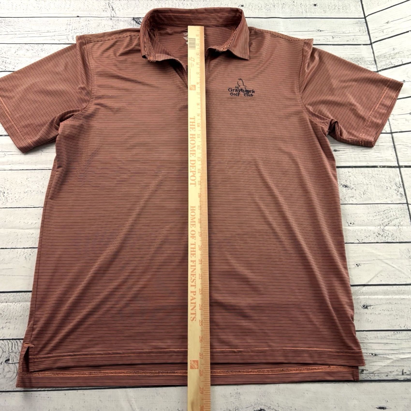 Vintage Straight Down Short Sleeve Golf Polo Shirt Men's M Grayhawk Performance Size US M / EU 48-50 / 2 - 4 Thumbnail