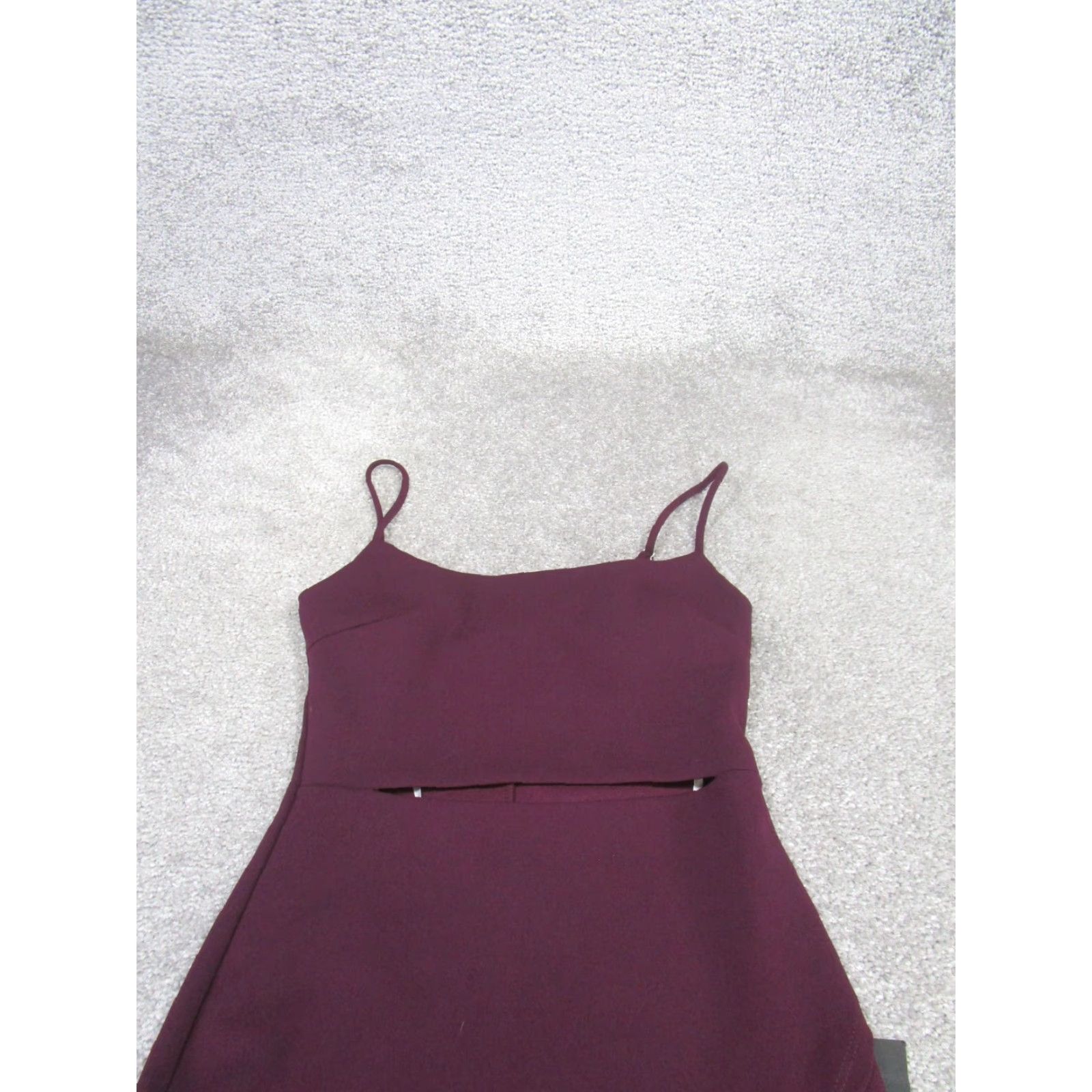Lulus Lulus Dress Womens Xs Dark Purple Halter Sleeveless Mini NEW Size XS / US 0-2 / IT 36-38 - 2 Thumbnail