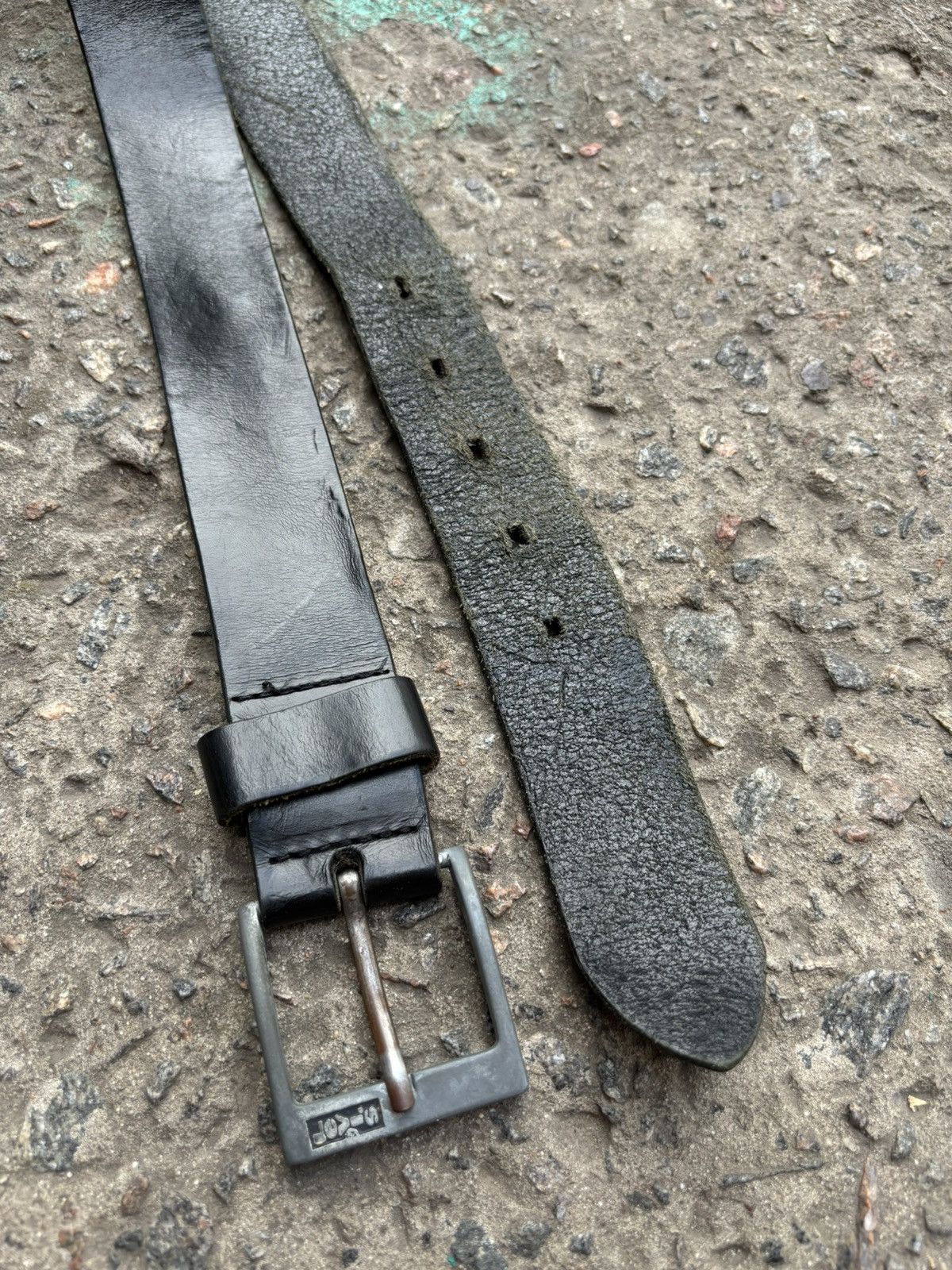 Levi's Vintage Levis Logo Buckle Leather Belt Size ONE SIZE - 2 Thumbnail
