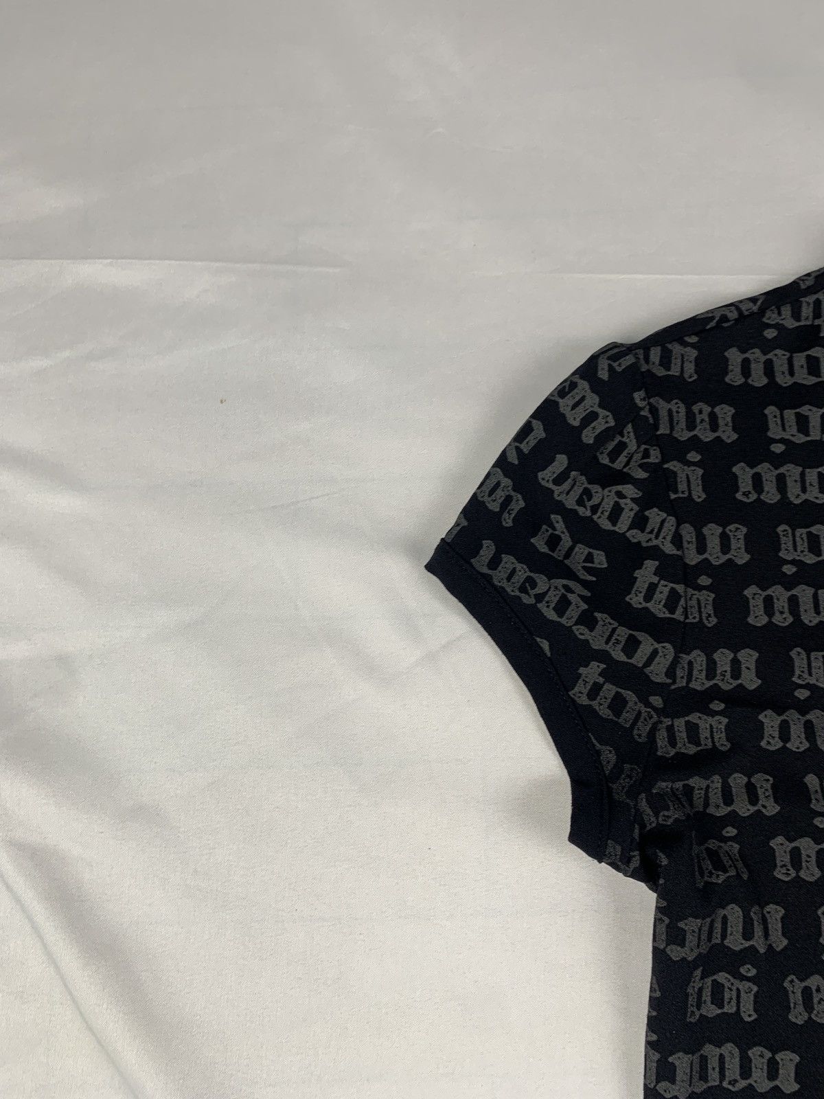Morgan De Toi 2000s Morgan de Toi Paris Monogram Print Spell Fitted Top Size S / US 4 / IT 40 - 5 Thumbnail