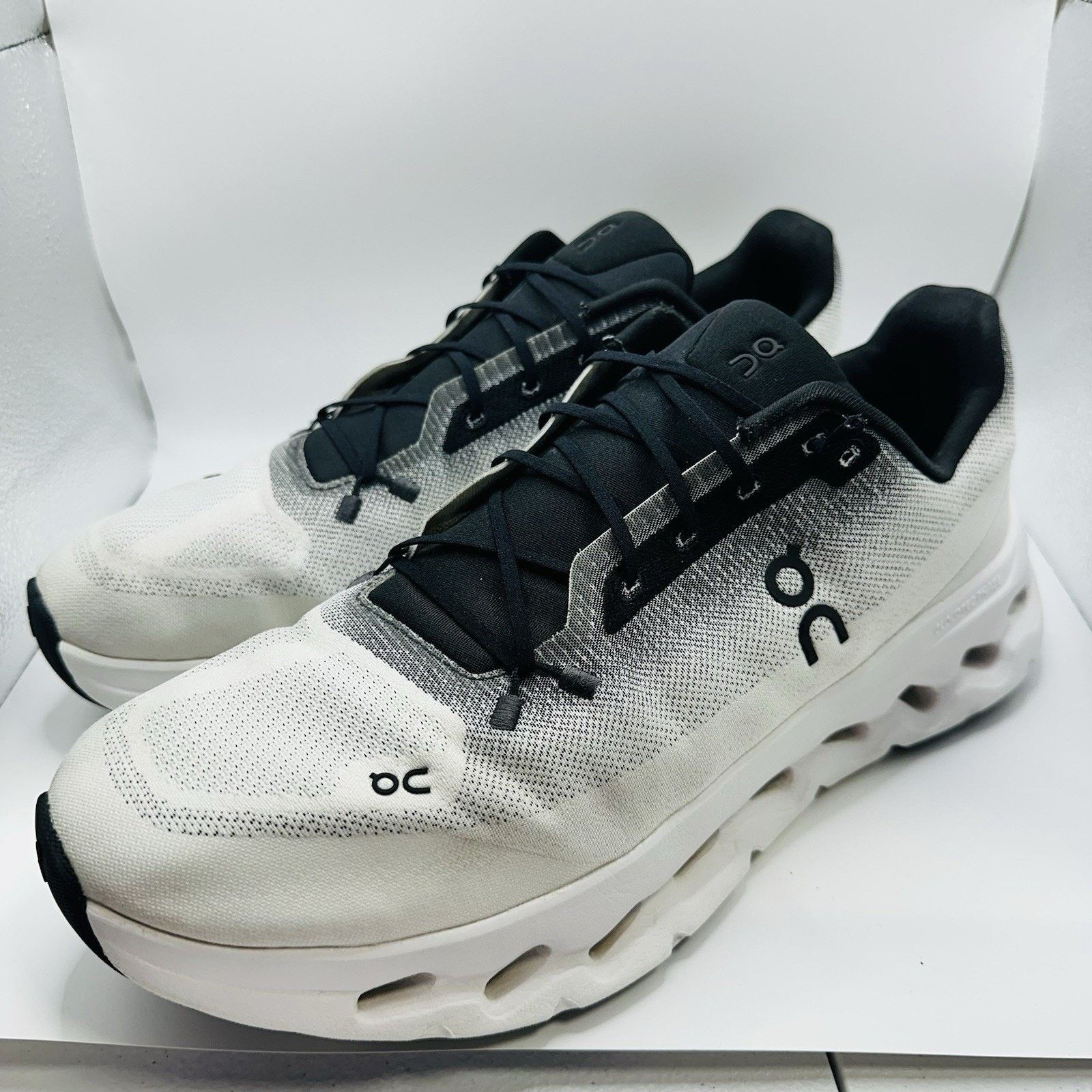 On Size 13 - On Men's Running Cloudtilt Black Ivory Shoes Size US 13 / EU 46 - 2 Thumbnail