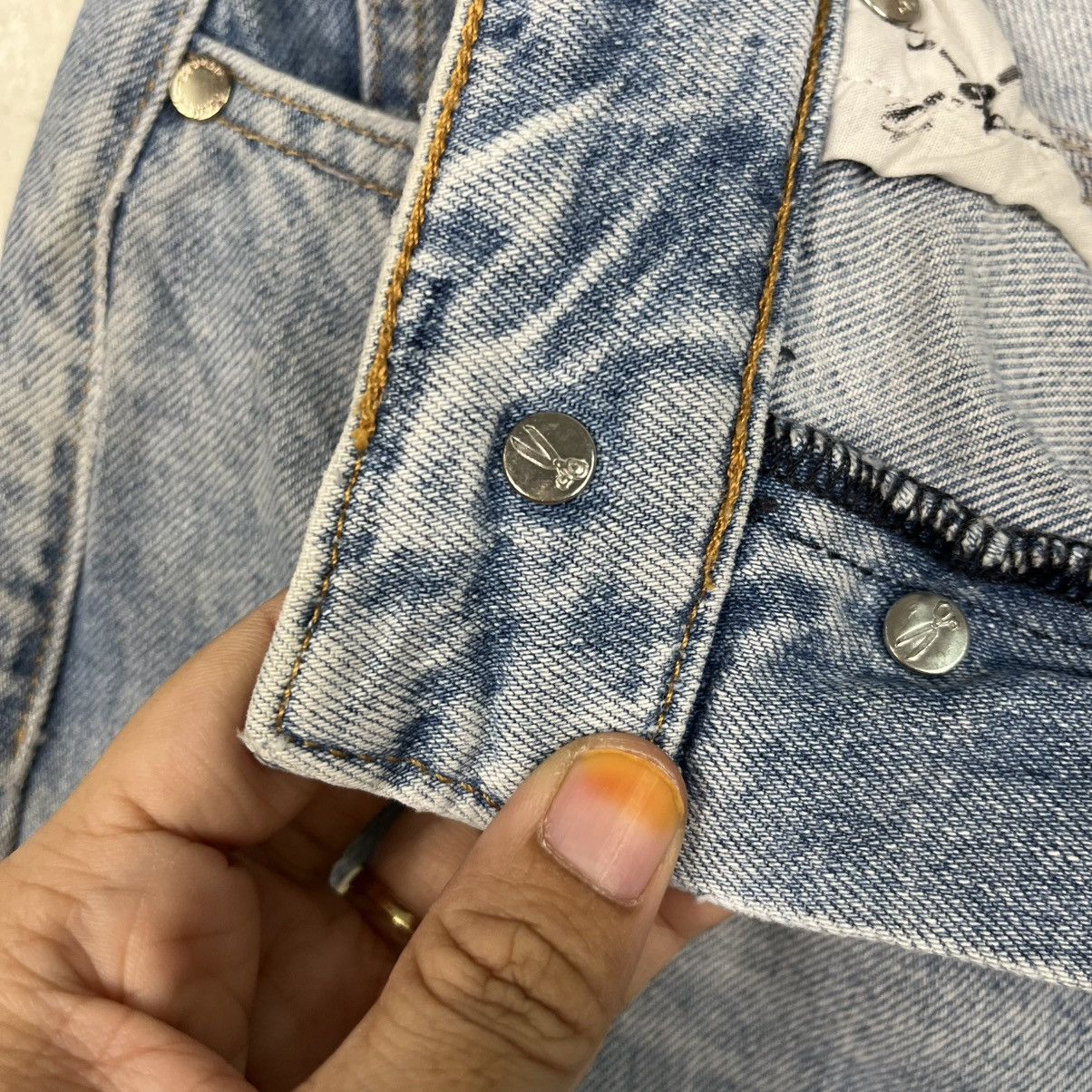 DENHAM Vintage Denham Workwear Distressed Denim Jeans Size US 28 / EU 44 - 12 Thumbnail