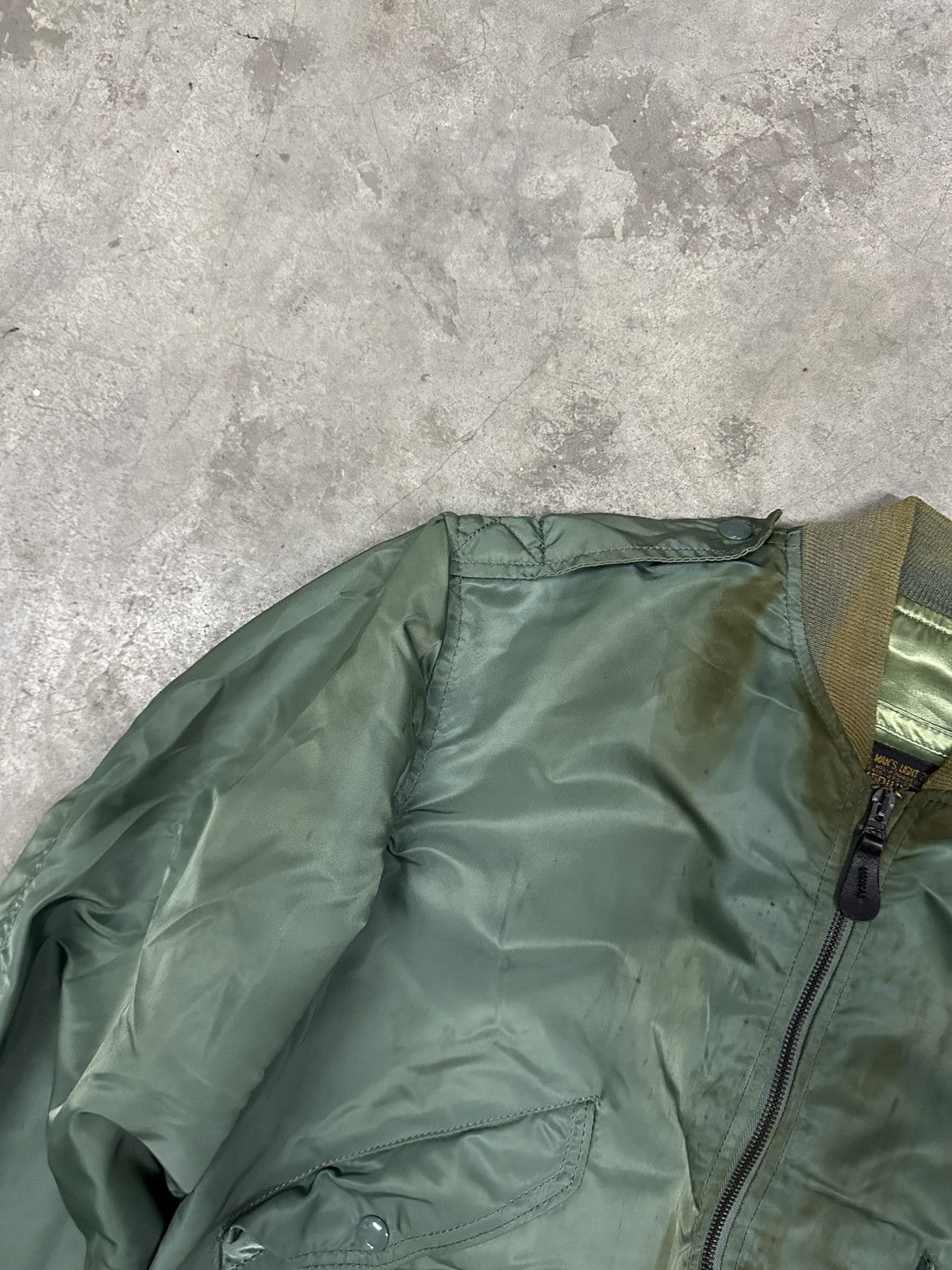 Alpha Industries × Vintage Vintage L-2B Alpha Industries Us Air Force Flight Jacket Size US M / EU 48-50 / 2 - 5 Thumbnail
