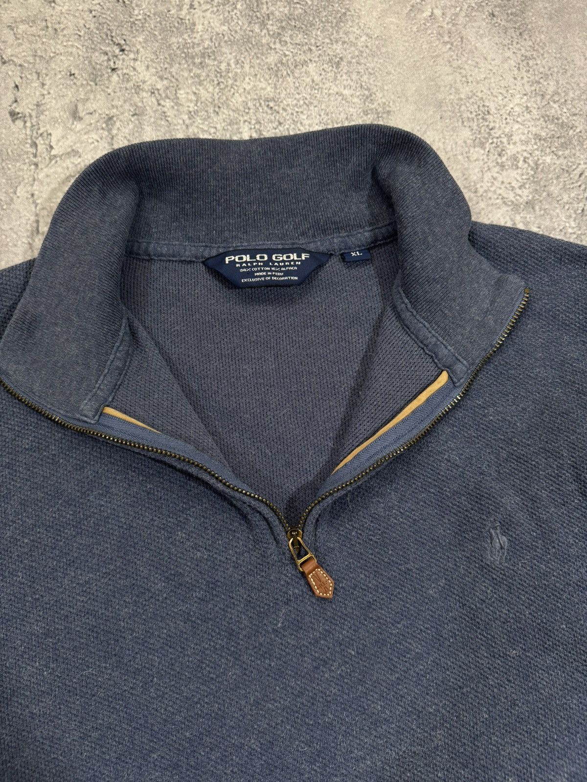 Polo Ralph Lauren × Ralph Lauren × Vintage Vintage Polo Ralph Lauren 1/3 zip sweater y2k Size US XL / EU 56 / 4 - 4 Thumbnail