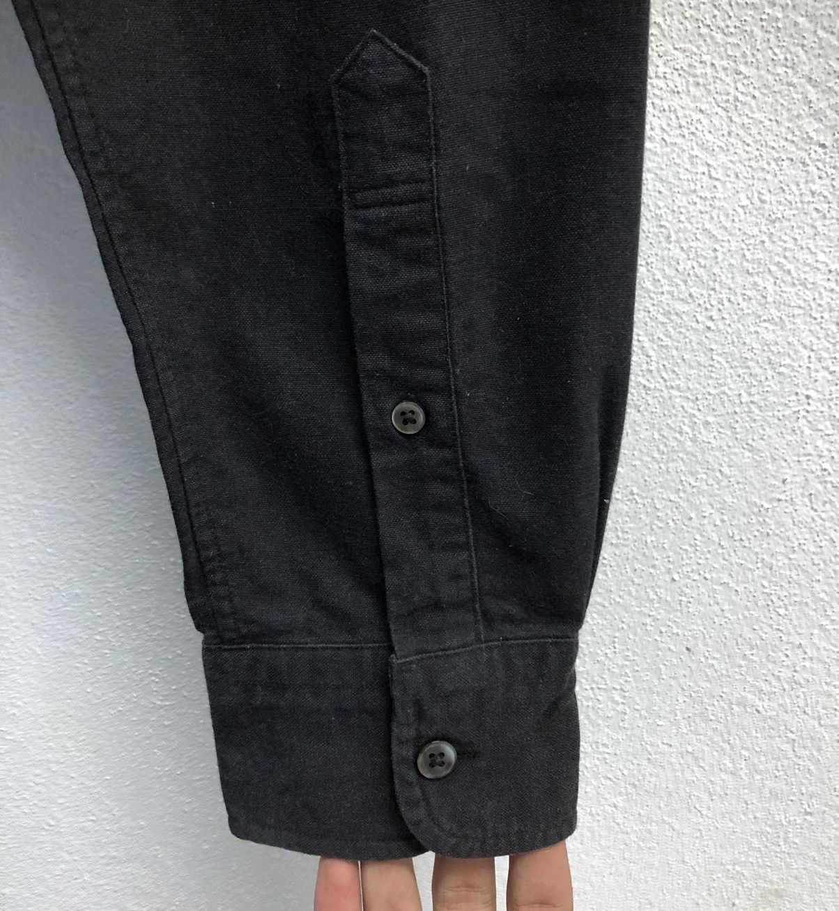 United Arrows × Vintage United Arrows Green Label Relaxing Black - Button-Down Shirt Size US M / EU 48-50 / 2 - 9 Thumbnail