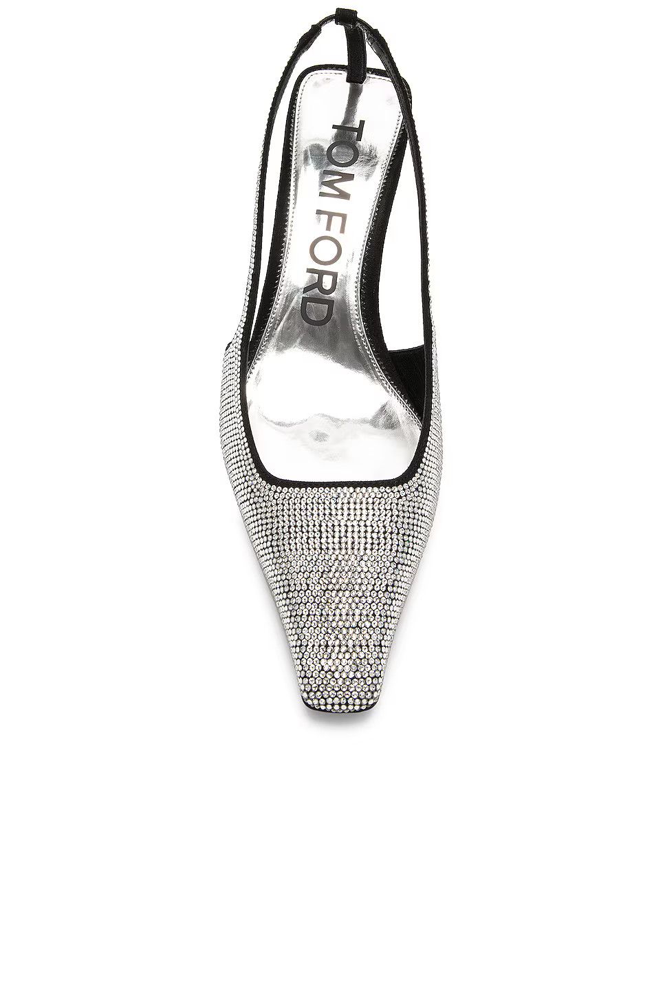 Tom Ford o1w1db11224 W2375 Slingback Pump in Silver Size US 8.5 / IT 38.5 - 4 Thumbnail
