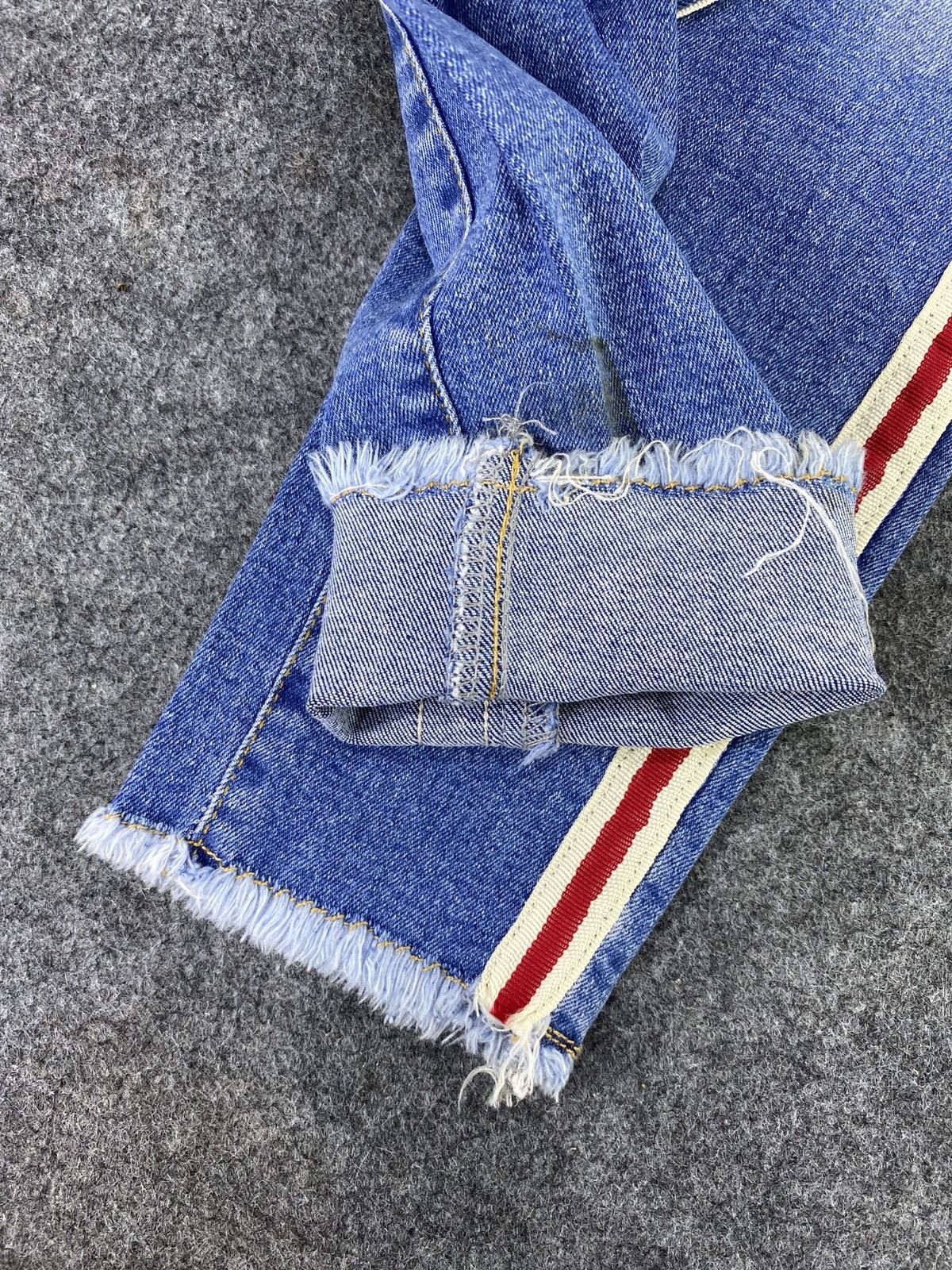 Jean × Zara Zara Side Stripe Skinny Blue Wash Jeans-J1136 Size 26" / US 2 / IT 38 - 12 Thumbnail