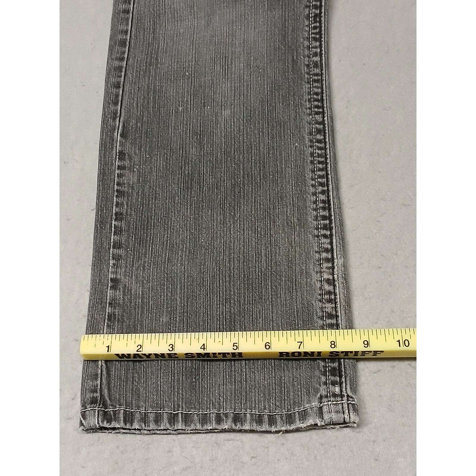 Other Royal (32x30) Mens Gray Straight Boot Cut Denim Jeans Size US 32 / EU 48 - 2 Thumbnail