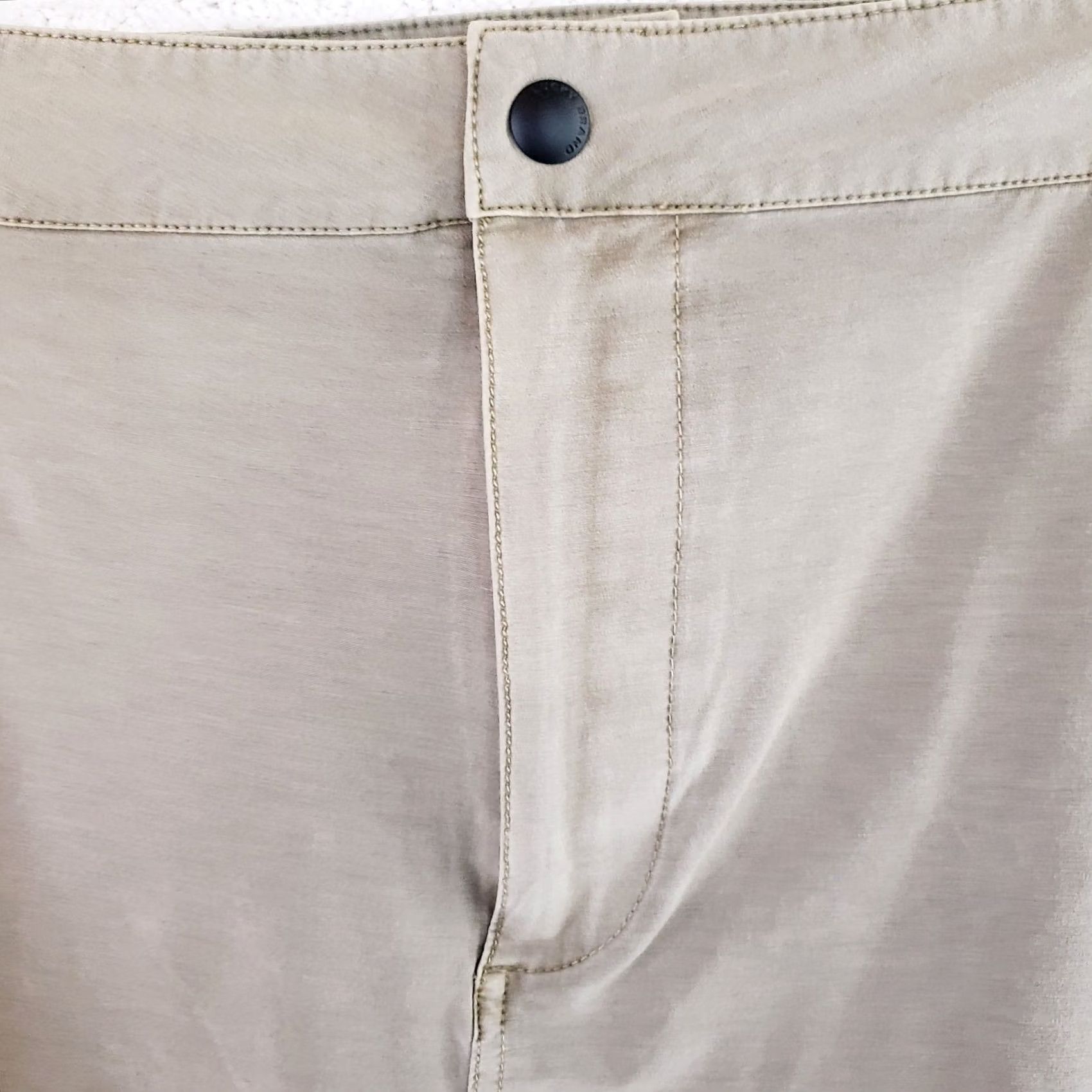 Lucky Brand Lucky Brand Shorts Mens 42x9 Beige Chino Regular Fit Pockets Outdoor Beach Slim? Size US 42 / EU 58 - 4 Thumbnail