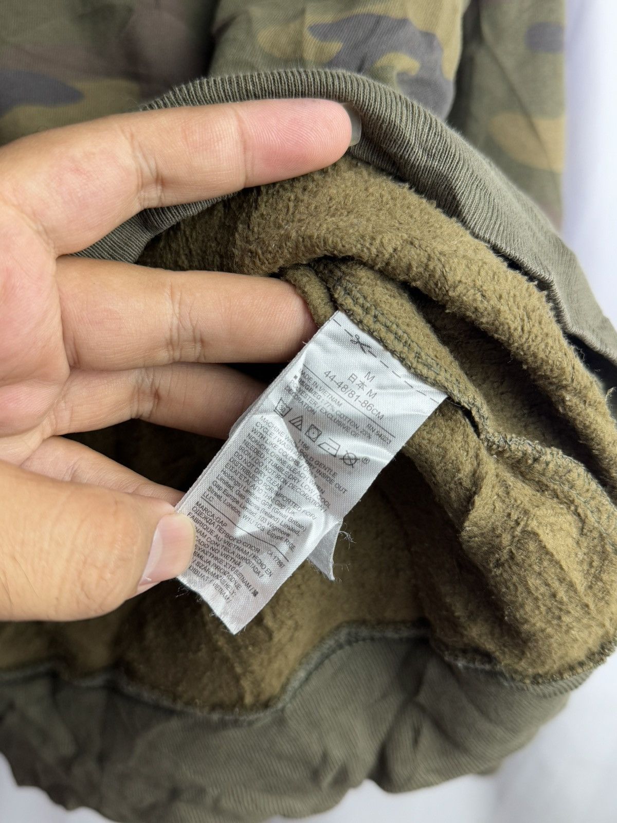 If Six Was Nine × Japanese Brand × Le Grande Bleu (L.G.B.) GAP For Good Camo Hoodie Size US L / EU 52-54 / 3 - 6 Thumbnail