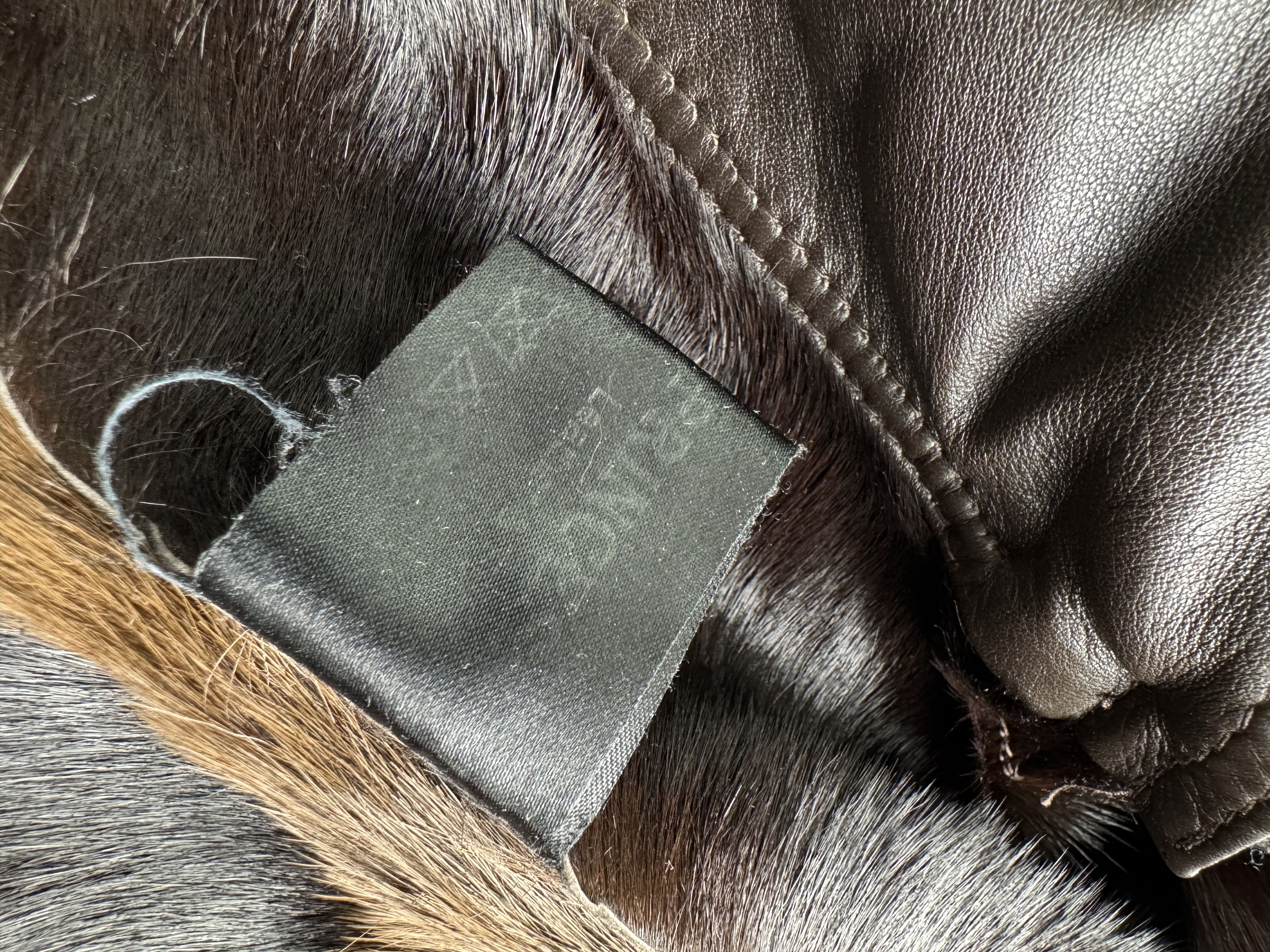 Vintage Vintage Real Leather&Fur Coat With Belt (D15)(D10) Size S / US 4 / IT 40 - 11 Thumbnail