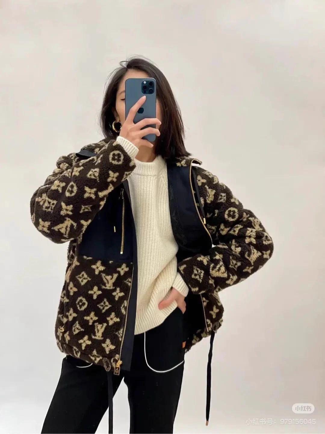 Louis Vuitton Louis Vuitton color blocked monogram teddy jacket 34 Size XS / US 0-2 / IT 36-38 - 1 Thumbnail