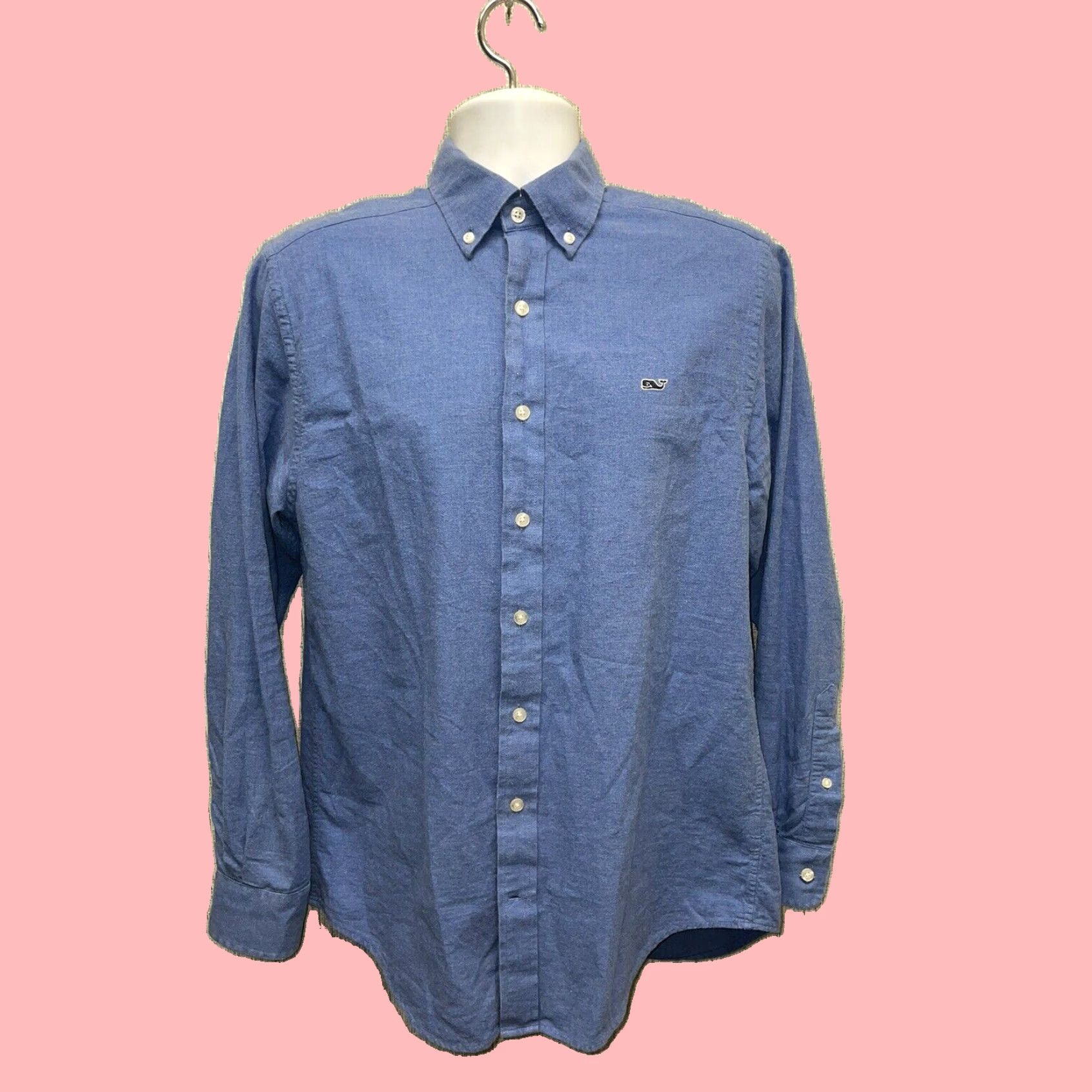 Vineyard Vines Vineyard Vines Slim Fit Button Down Shirt Mens Large Blue Cotton Size US L / EU 52-54 / 3 - 1 Thumbnail