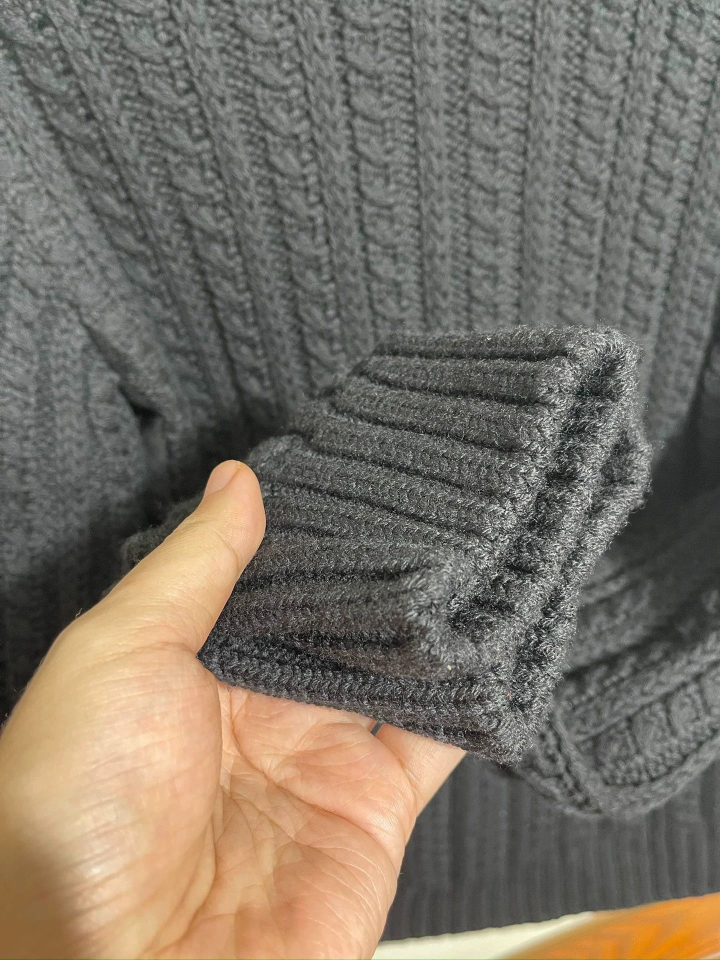 Dolce & Gabbana DG Knit Paneled Slim Fit Wool-Cotton Jacket Size US L / EU 52-54 / 3 - 5 Thumbnail