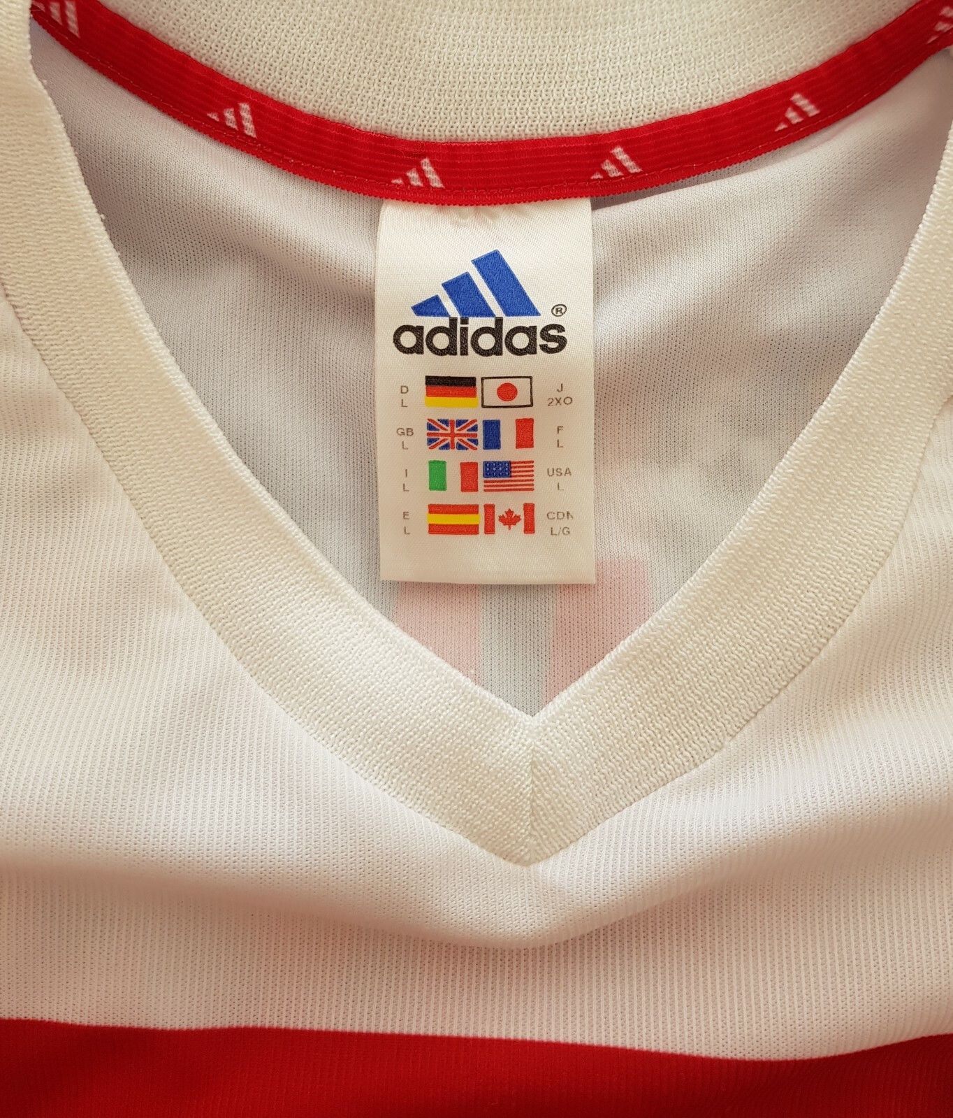 Adidas Turkey 2002 2003 Away shirt jersey Size US L / EU 52-54 / 3 - 6 Thumbnail