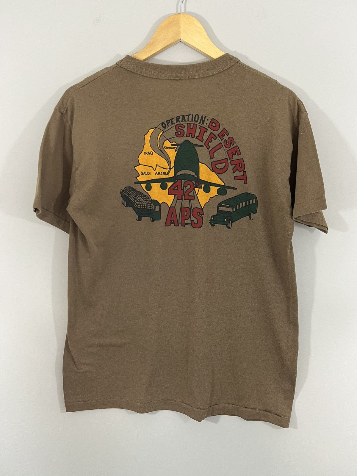 Single Stitch Desert Military Tee