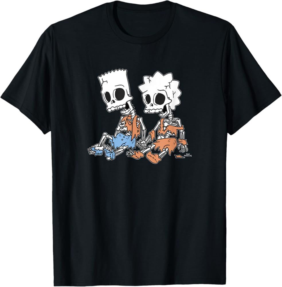 The Simpsons The Simpsons Skeleton Bart & Lisa T-Shirt Size US L / EU 52-54 / 3 - 4 Thumbnail