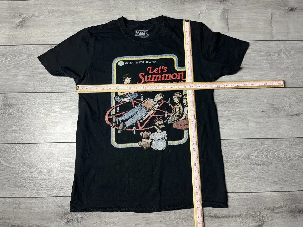 Band Tees Steved rhodes T-shirt lets summon demons size Large Size US L / EU 52-54 / 3 - 5 Thumbnail