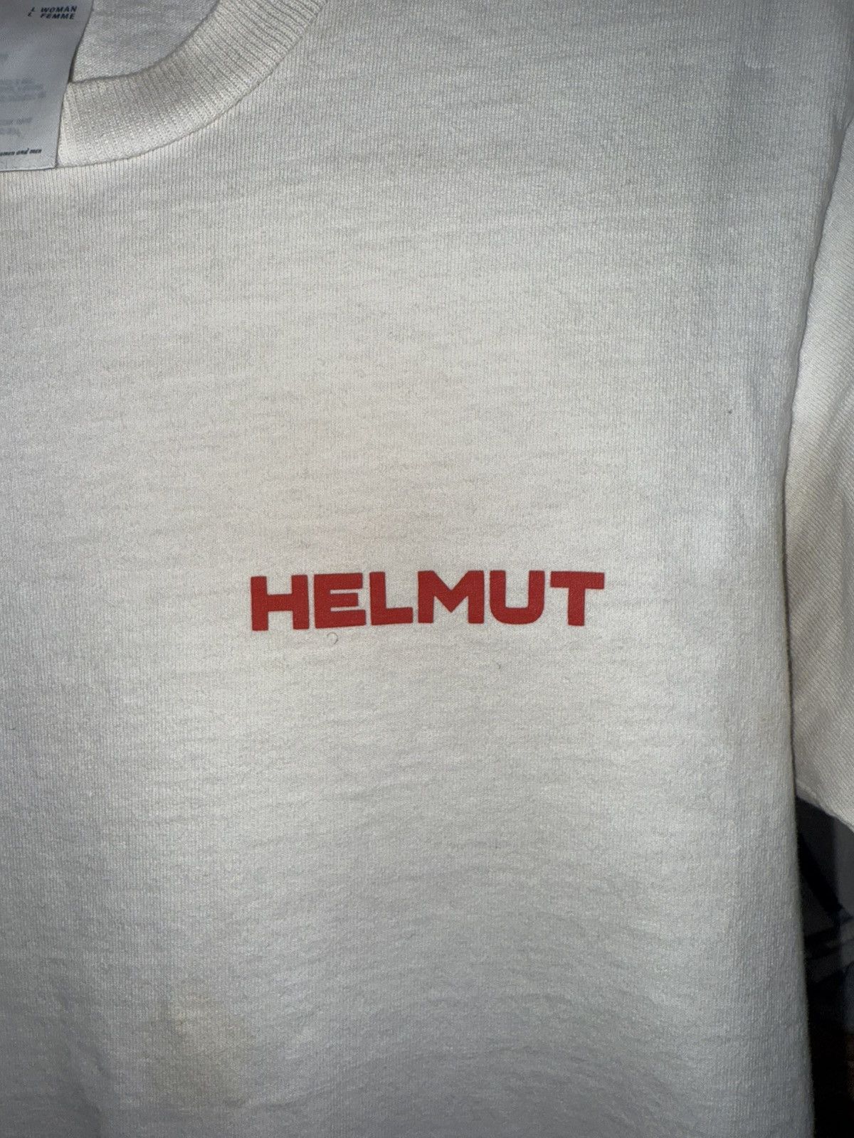 Helmut Lang Helmut Lang “In Lang We Trust” T-Shirt Size US S / EU 44-46 / 1 - 4 Thumbnail