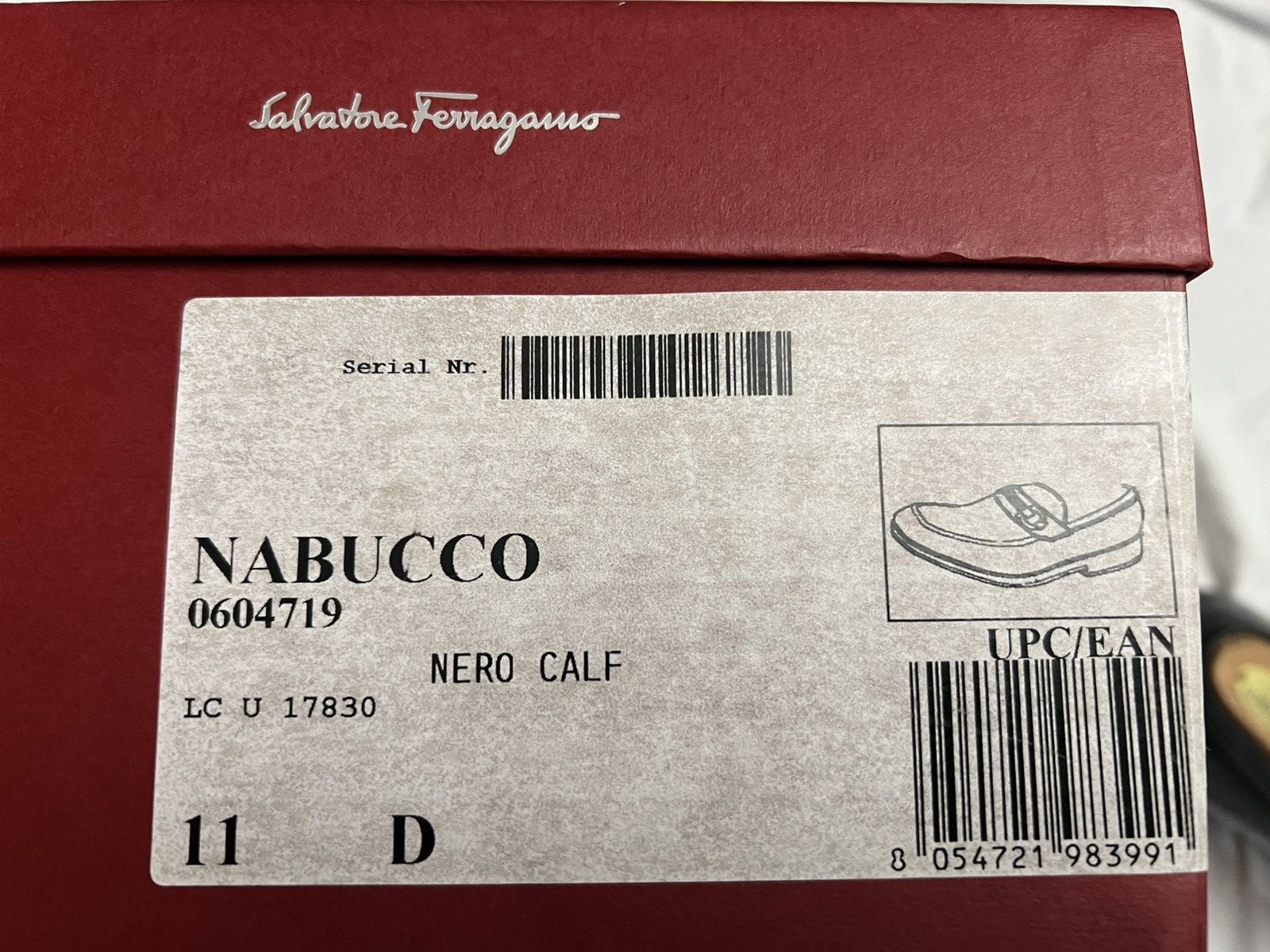 Salvatore Ferragamo NABUCCO NERO CALF Size US 11 / EU 44 - 10 Thumbnail