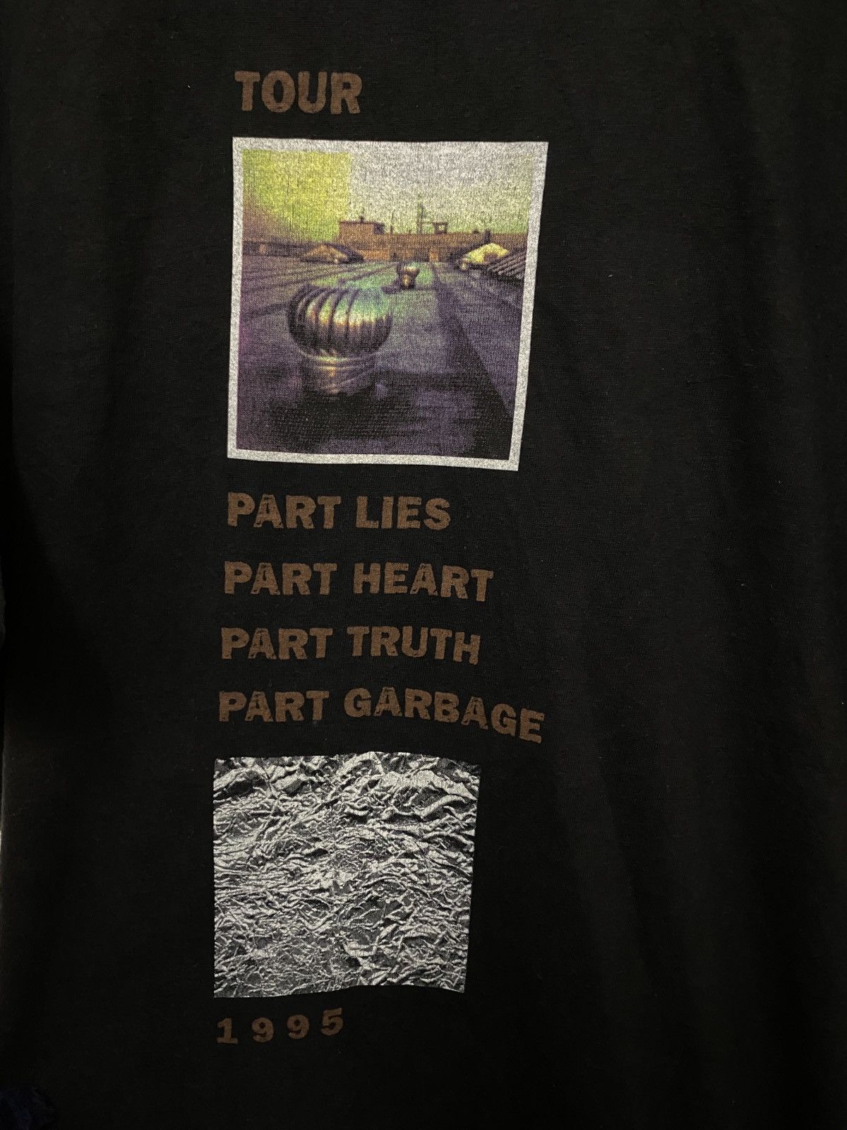 Band Tees × Vintage Vintage 1995 REM Lies Truth Heart Garbage Tour Rare Size US L / EU 52-54 / 3 - 6 Thumbnail