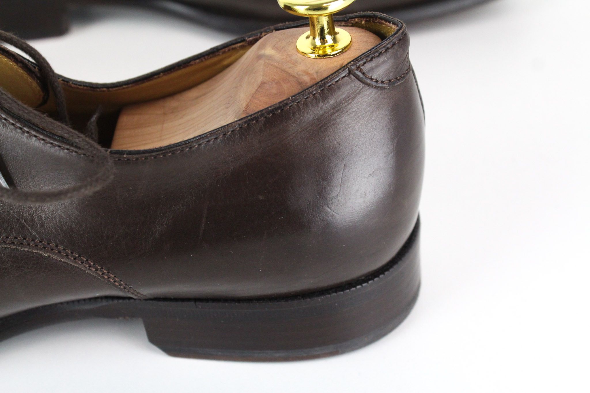 Suitsupply EU44 Dark Brown Leather Low-Top 72421 Size US 11 / EU 44 - 11 Thumbnail