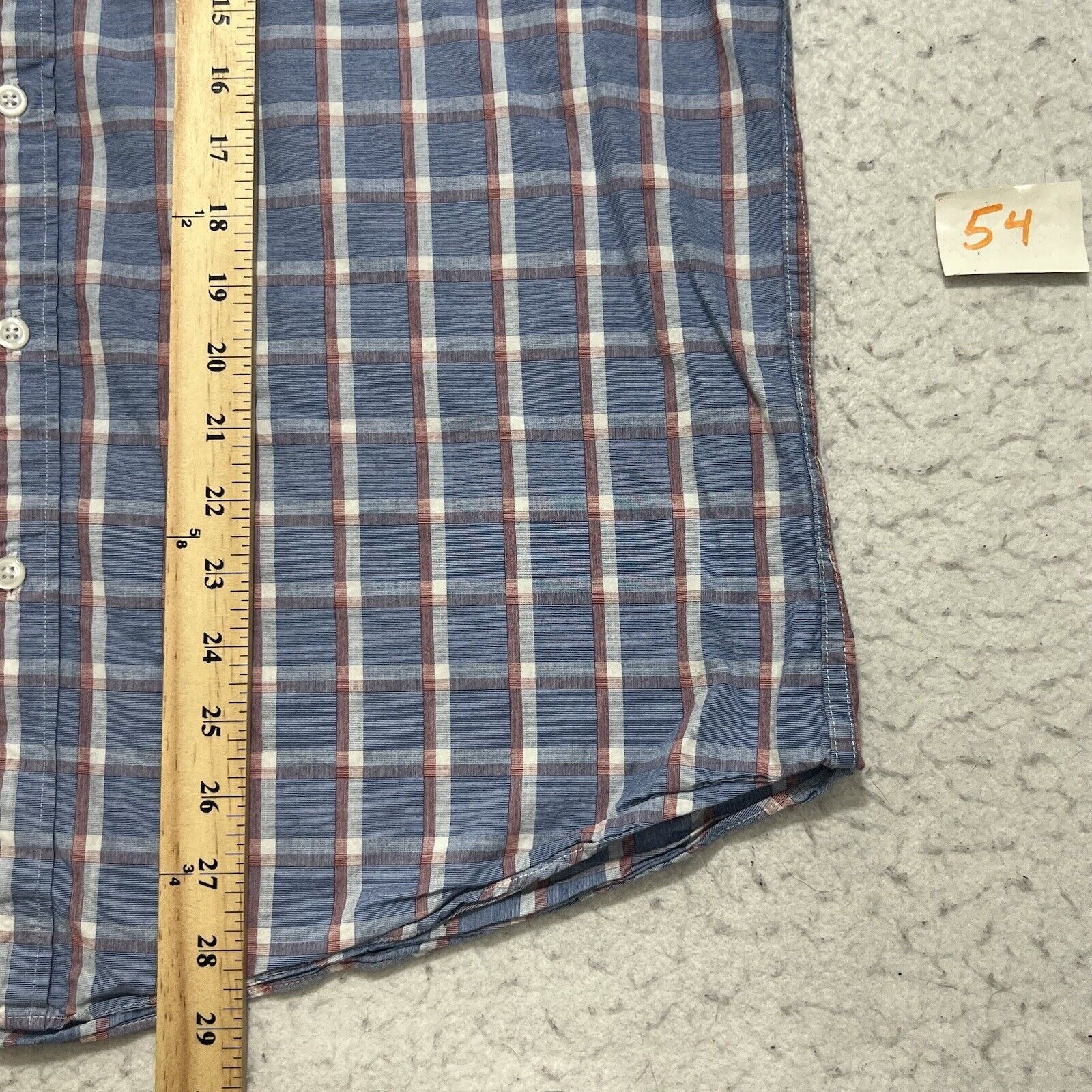 J.Crew J. Crew Blue Red White Plaid Striped Pocket Dress Shirt Size US XL / EU 56 / 4 - 9 Thumbnail